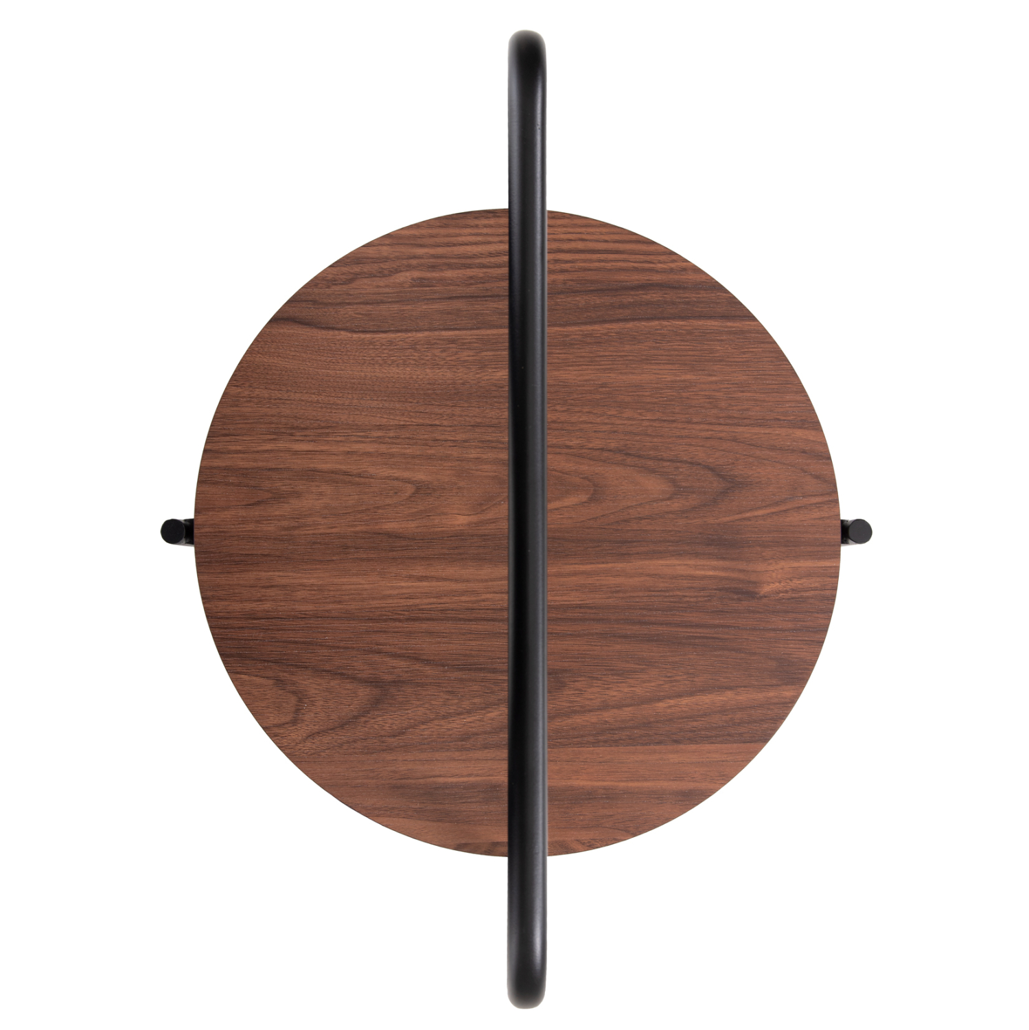 ΒΟΗΘΗΤΙΚΟ ΤΡΑΠΕΖΙ SYLO MDF ΣΕ ΚΑΡΥΔΙ-ΜΑΥΡΟ ΜΕΤΑΛΛΟ Φ44x66Υεκ. 5