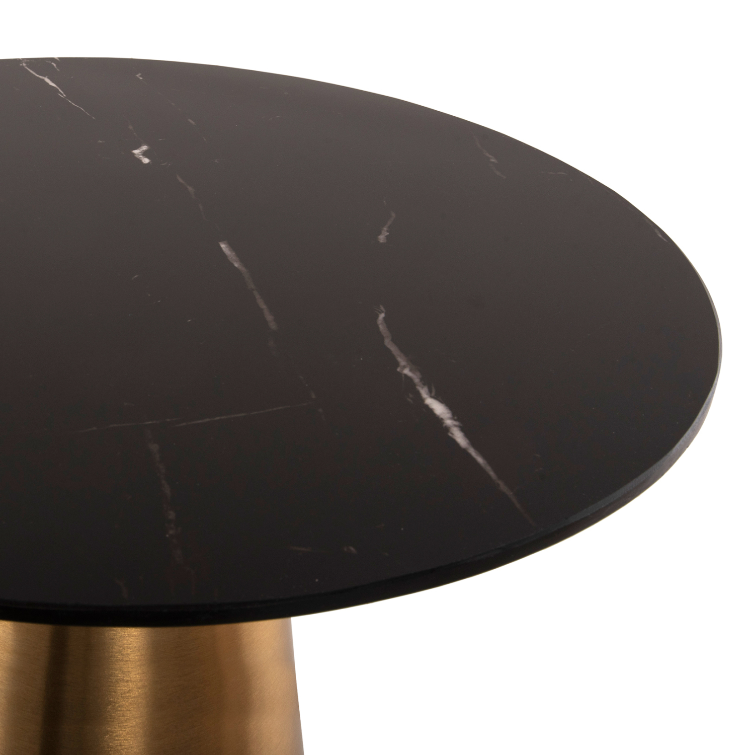 ΒΟΗΘΗΤΙΚΑ ΤΡΑΠΕΖΑΚΙΑ 2ΤΜΧ RENGI ΜΕΤΑΛΛΟ ΧΡΥΣΟ-ΜΑΥΡΟ ΚΕΡΑΜΙΚΟ TOP Φ56&Φ43 εκ. 4