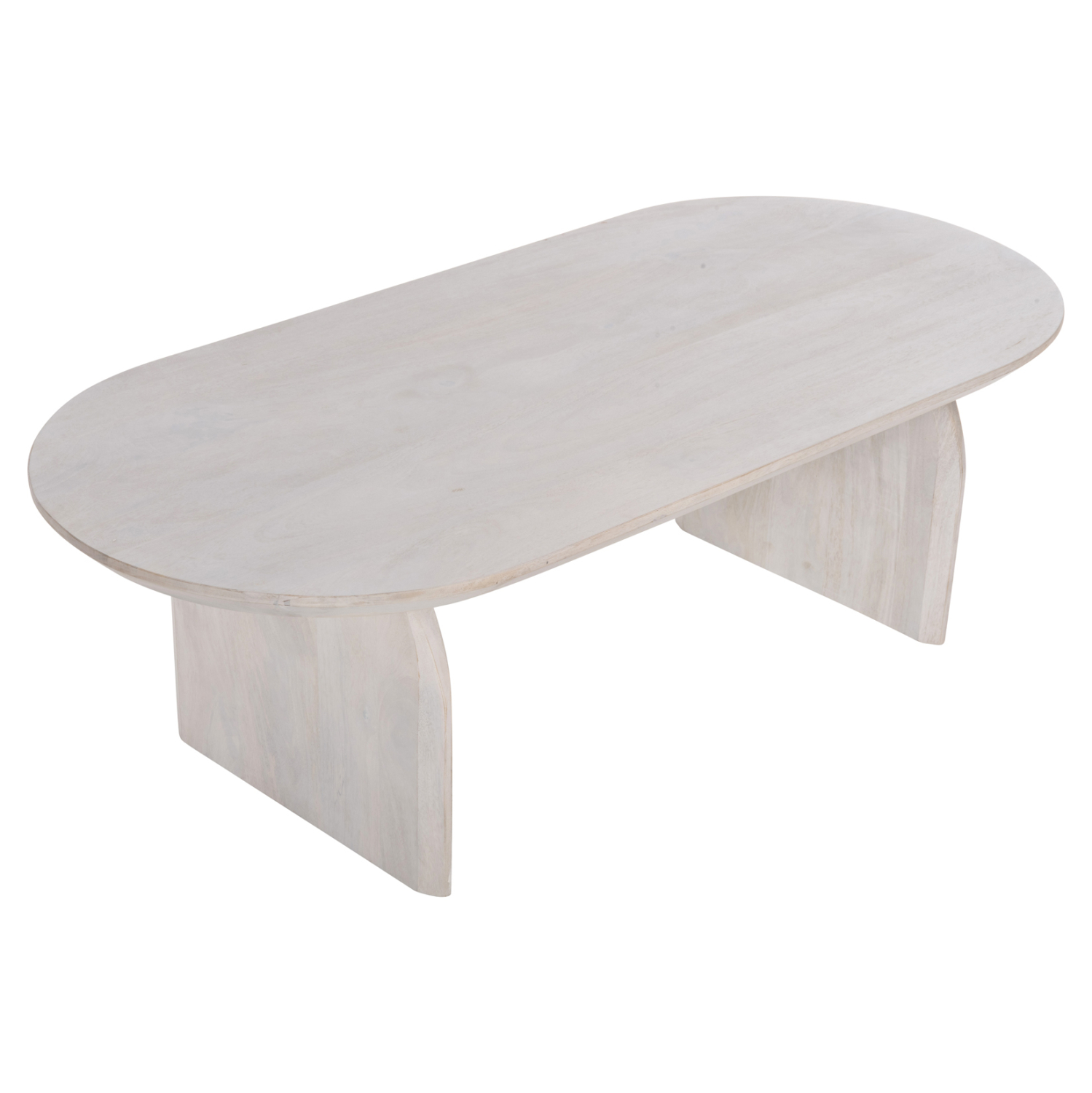 ΤΡΑΠΕΖΙ ΣΑΛΟΝΙΟΥ ΟΒΑΛ HONKY ΜΑΣΙΦ ΞΥΛΟ MANGO- ΛΕΥΚΟ 130x60x40Υεκ. 3