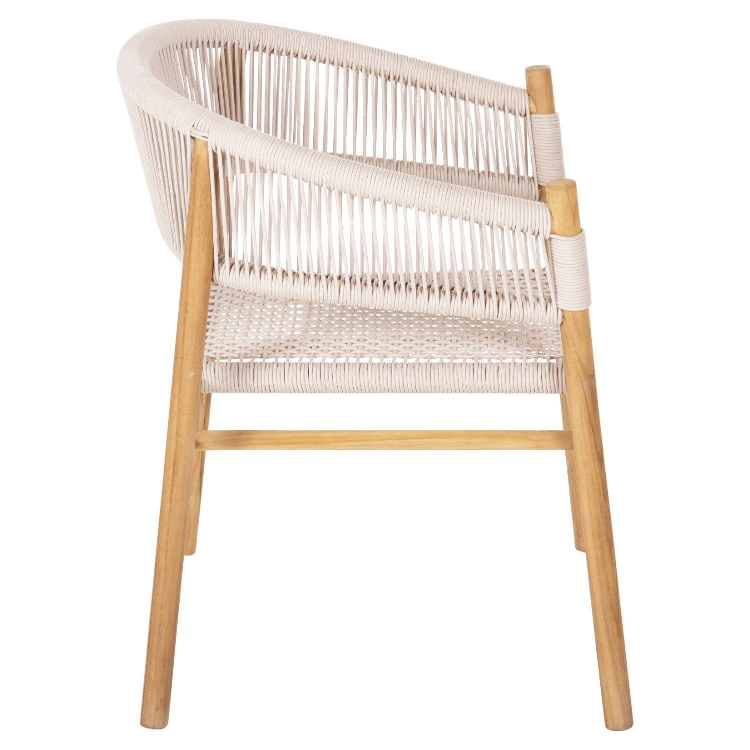 ΠΟΛΥΘΡΟΝΑ IRVING ΞΥΛΟ ΤΕΑΚ ΣΕ ΦΥΣΙΚΟ ΧΡΩΜΑ ΜΕ ΜΠΕΖ ΣΧΟΙΝΙ 60x55x78Yεκ. 4