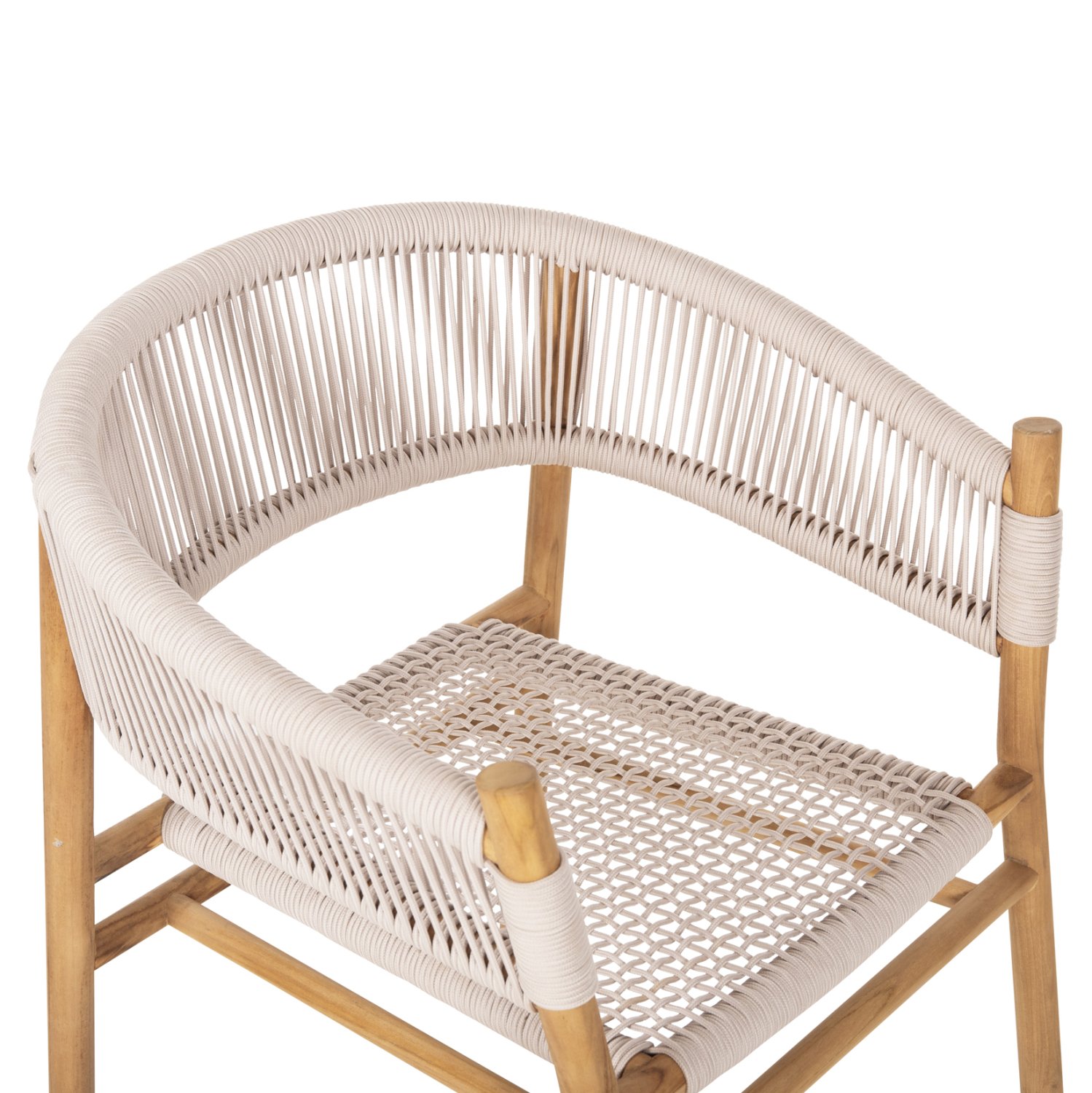 ΠΟΛΥΘΡΟΝΑ IRVING ΞΥΛΟ ΤΕΑΚ ΣΕ ΦΥΣΙΚΟ ΧΡΩΜΑ ΜΕ ΜΠΕΖ ΣΧΟΙΝΙ 60x55x78Yεκ. 7