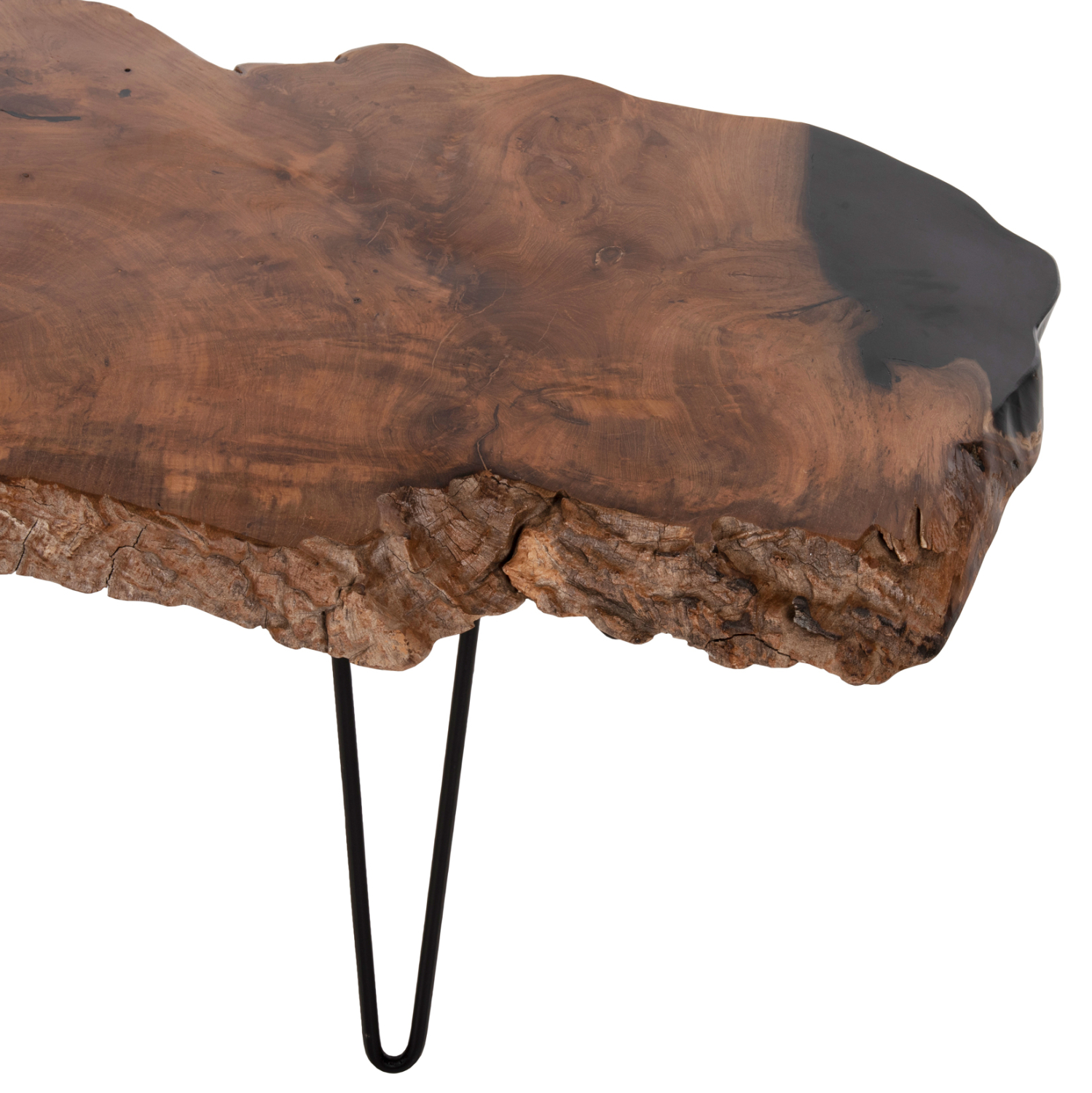 ΤΡΑΠΕΖΙ ΣΑΛΟΝΙΟΥ GLAZE ΞΥΛΟ ΤΕΑΚ ΣΕ ΦΥΣΙΚΟ-ΜΑΥΡΑ ΜΕΤΑΛ.ΠΟΔΙΑ 110x60x48Υεκ. 5