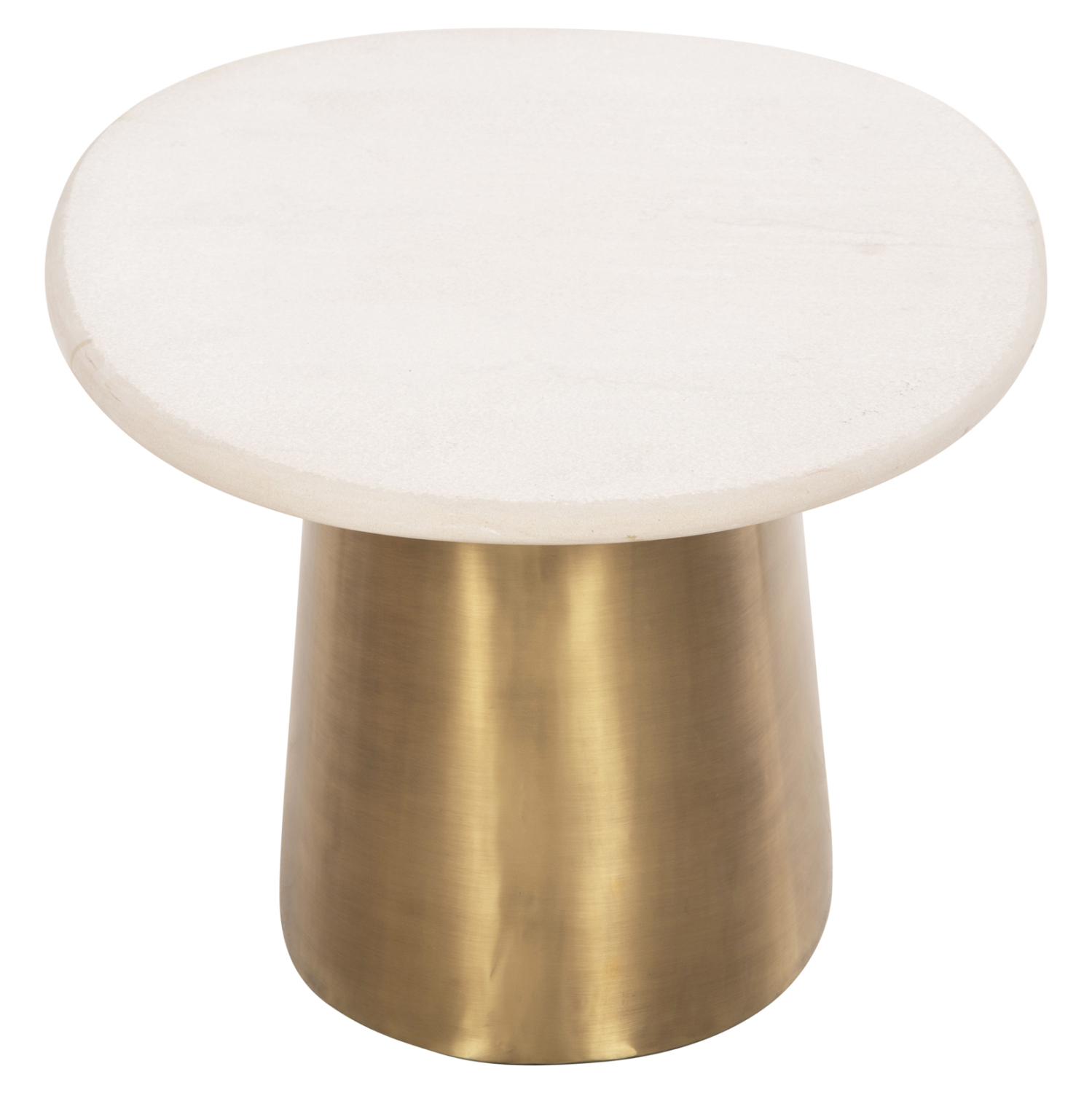 ΤΡΑΠΕΖΙ ΣΑΛΟΝΙΟΥ FODEN ΛΕΥΚΟ ΣΑΓΡΕ ΜΑΡΜΑΡΟ TOP & ΜΕΤΑΛΛΟ ΣΕ ΧΡΥΣΟ 90x60x41Yεκ 4