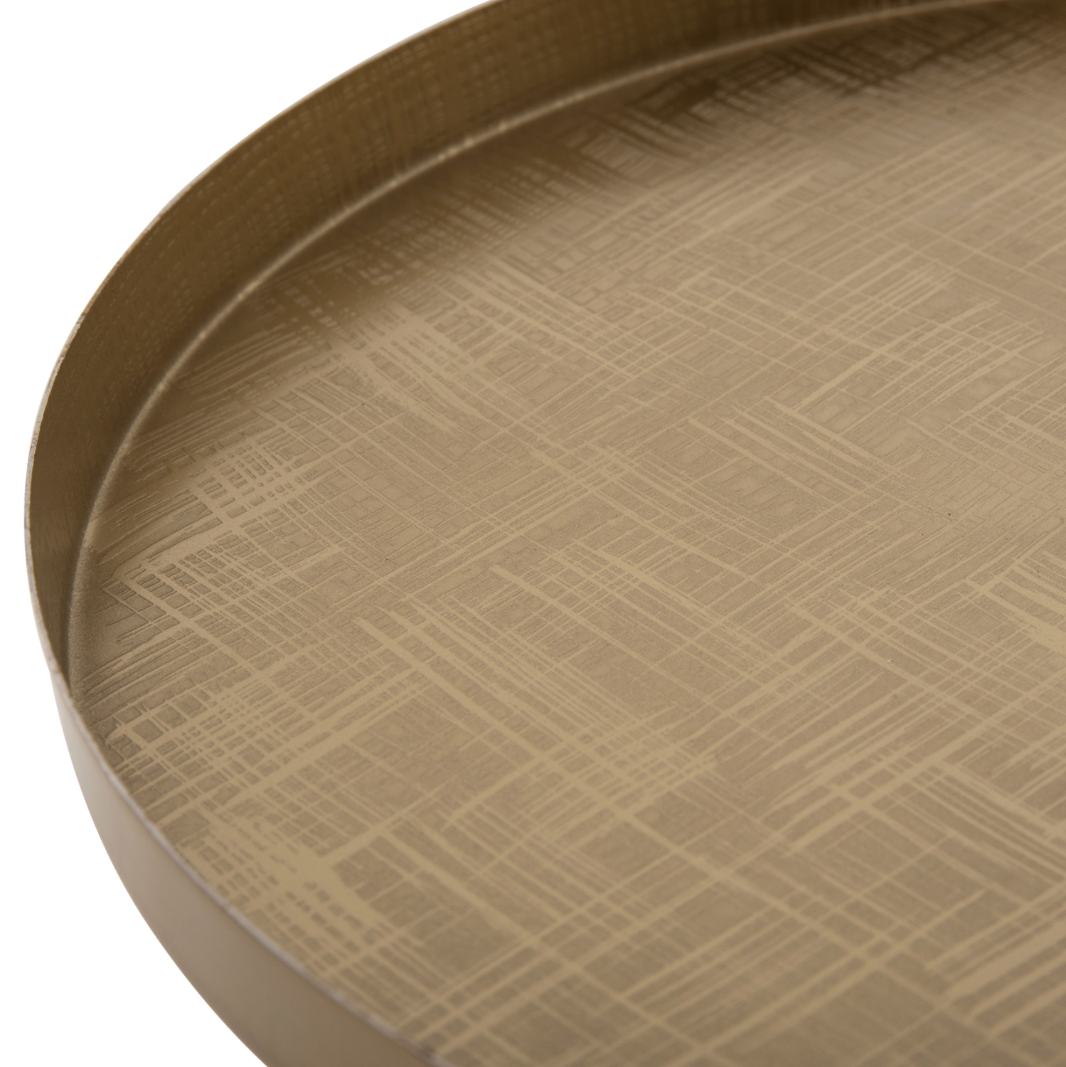 ΒΟΗΘΗΤΙΚΟ ΤΡΑΠΕΖΑΚΙ VALERY ΠΡΑΣΙΝΟ ΓΥΑΛΙ-ΧΡΥΣΟ ΜΕΤΑΛΛΟ Φ39,5x52Υεκ 6