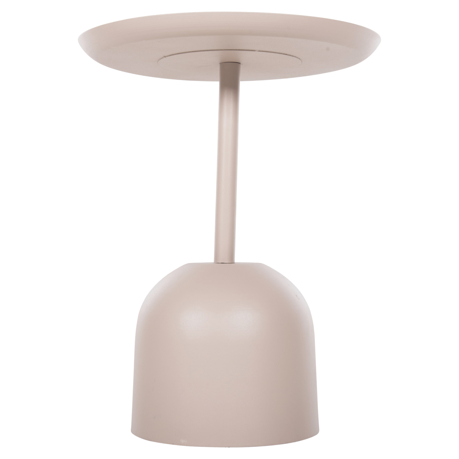 ΤΡΑΠΕΖΙ ΒΟΗΘΗΤΙΚΟ ΣΤΡΟΓΓΥΛΟ DELBEL ΜΕΤΑΛΛΟ ΣΕ ΕΚΡΟΥ Φ45,5x58,5 εκ. 4