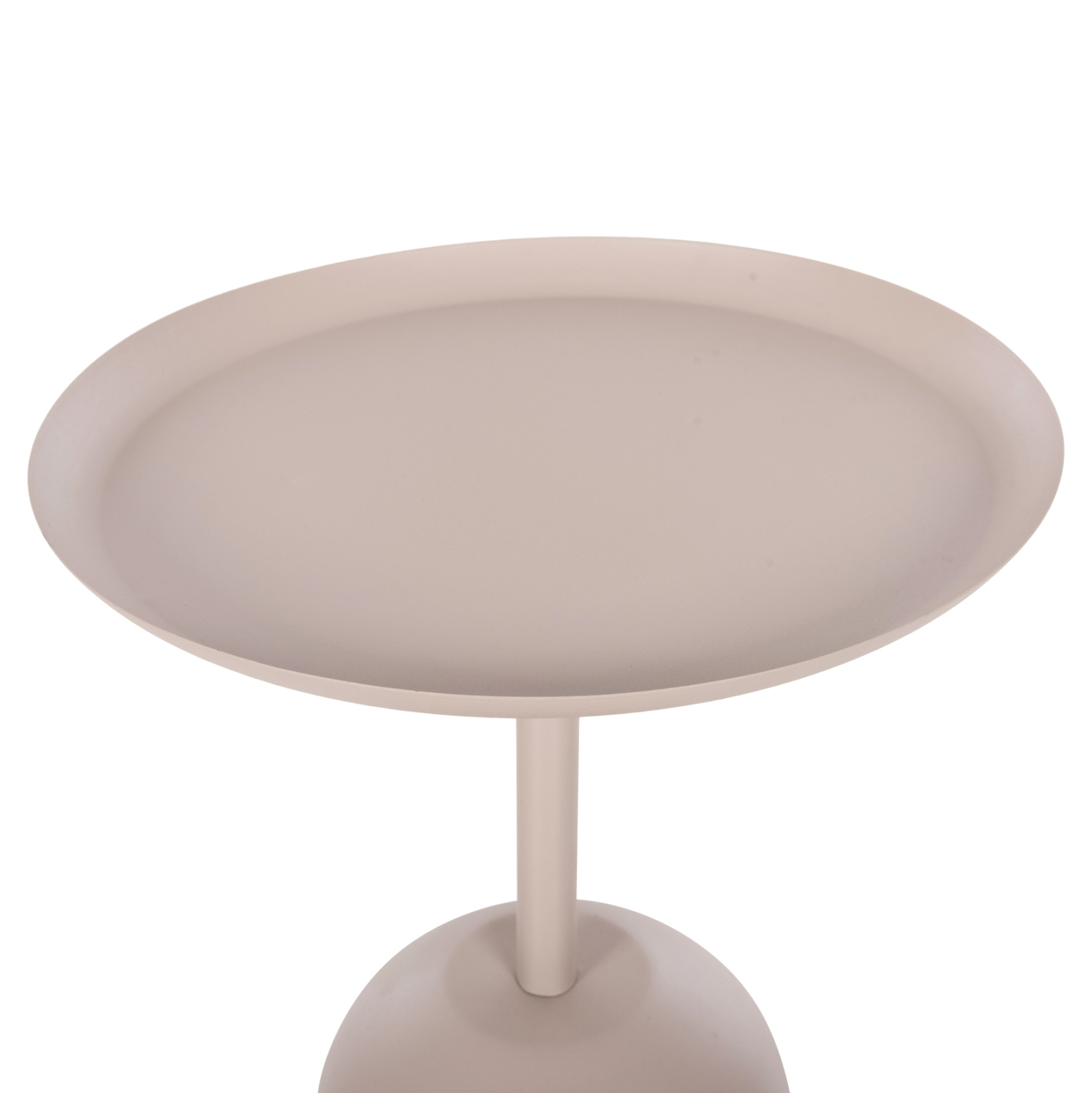 ΤΡΑΠΕΖΙ ΒΟΗΘΗΤΙΚΟ ΣΤΡΟΓΓΥΛΟ DELBEL ΜΕΤΑΛΛΟ ΣΕ ΕΚΡΟΥ Φ45,5x58,5 εκ. 7