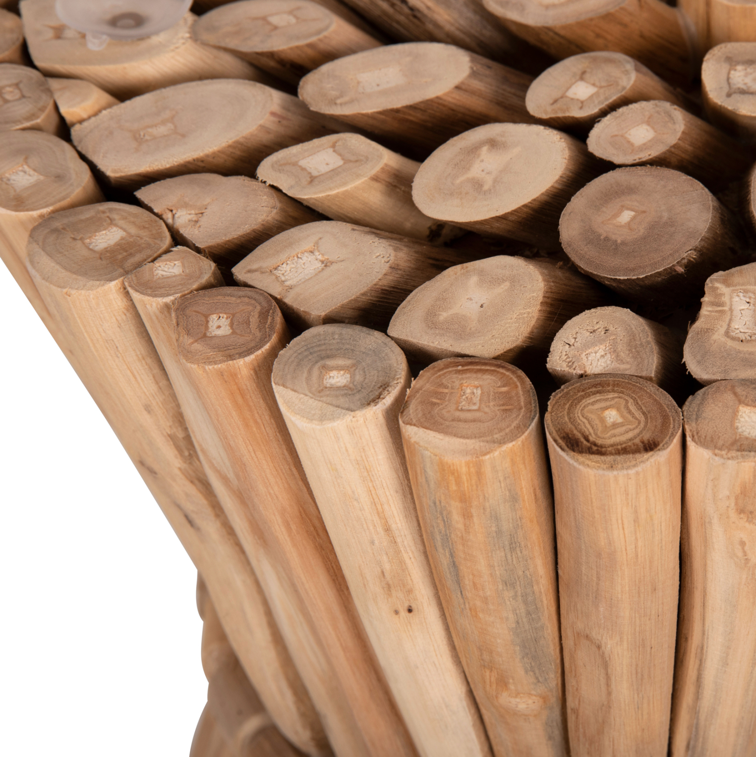 ΤΡΑΠΕΖΙ ΒΟΗΘΗΤΙΚΟ ΣΤΡΟΓΓΥΛΟ COOTER ΚΛΑΔΙΑ ΞΥΛΟΥ ΤΕΑΚ ΦΥΣΙΚΟ Φ37x50Υεκ. 4