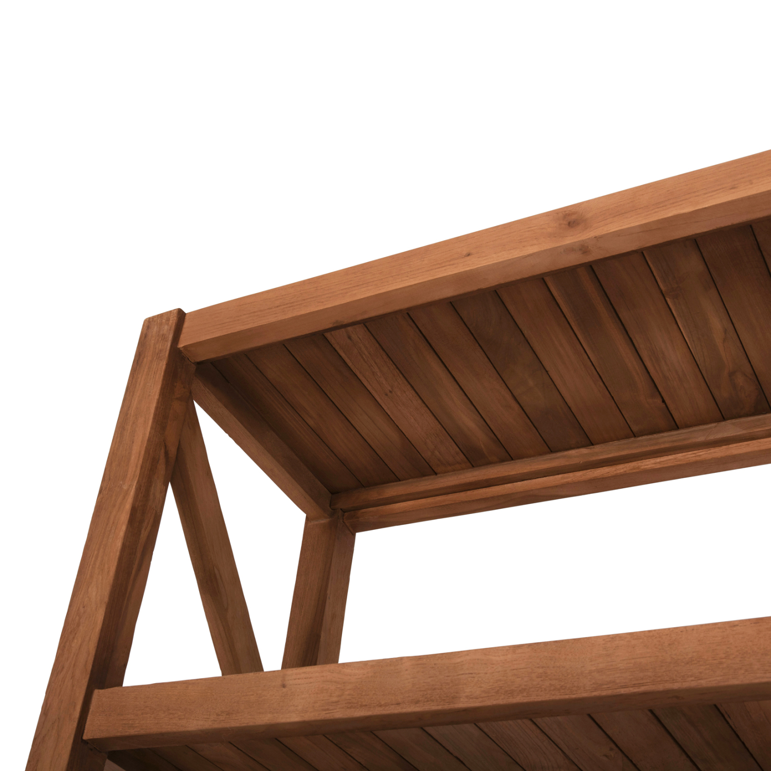 ΒΙΒΛΙΟΘΗΚΗ KITAKU ΑΝΑΚΥΚΛΩΜΕΝΟ ΤΕΑΚ ΣΕ ΦΥΣΙΚΟ 150x45x200Υεκ. 7