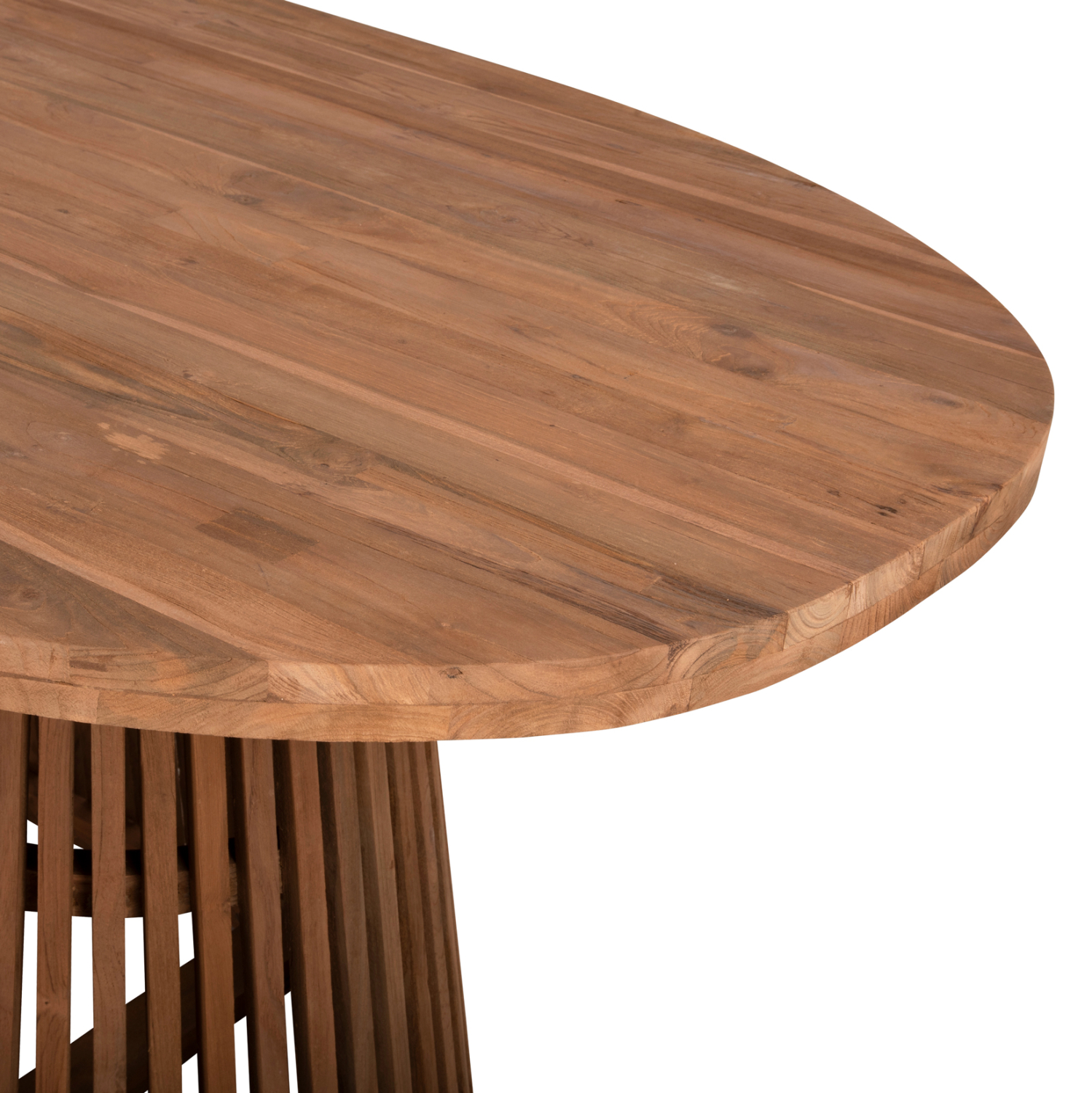 ΤΡΑΠΕΖΙ ΤΡΑΠΕΖΑΡΙΑΣ REMIK RECYCLED ΤΕΑΚ ΣΕ ΦΥΣΙΚΟ 100x200x75,5Yεκ. TOP 4εκ. 5