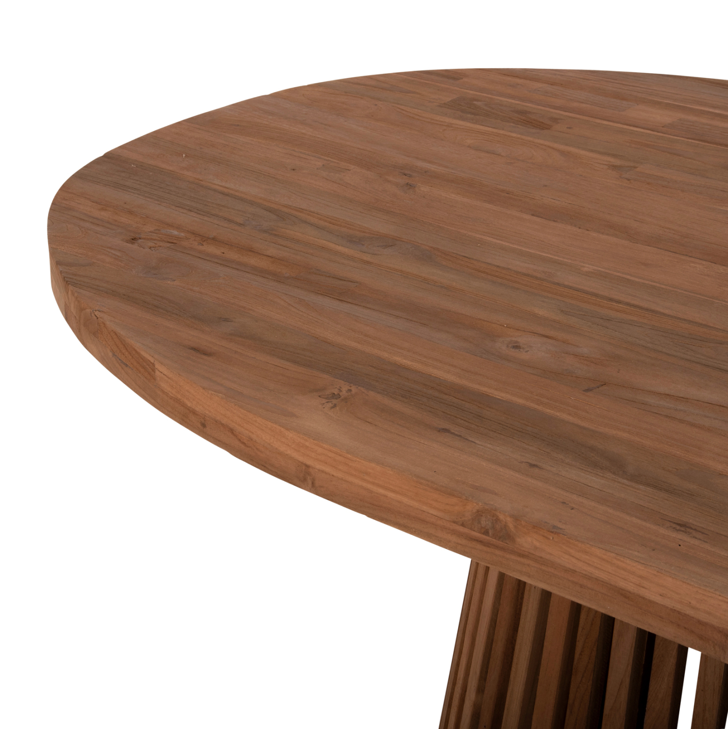 ΤΡΑΠΕΖΙ ΤΡΑΠΕΖΑΡΙΑΣ REMIK RECYCLED ΤΕΑΚ ΣΕ ΦΥΣΙΚΟ 100x200x75,5Yεκ. TOP 4εκ. 6