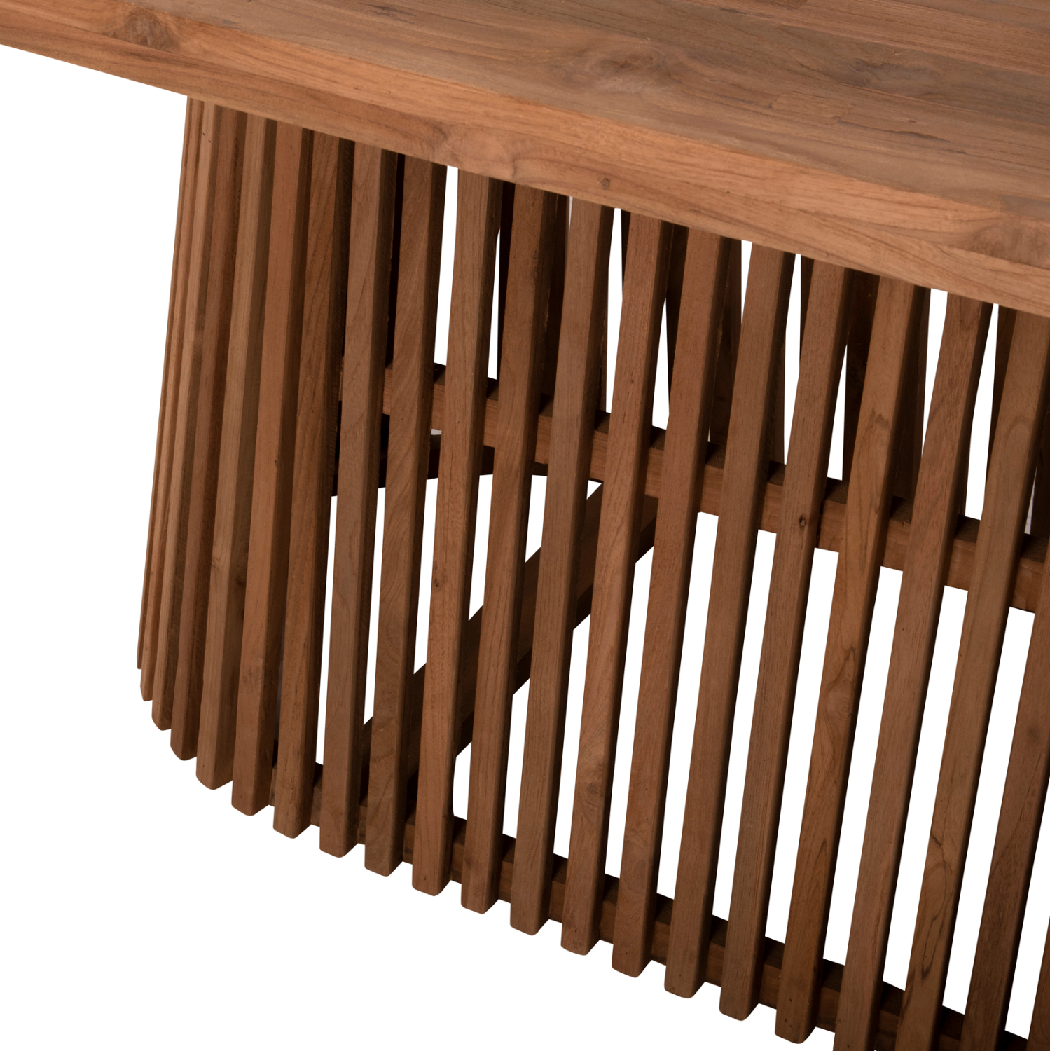 ΤΡΑΠΕΖΙ ΤΡΑΠΕΖΑΡΙΑΣ REMIK RECYCLED ΤΕΑΚ ΣΕ ΦΥΣΙΚΟ 100x200x75,5Yεκ. TOP 4εκ. 8