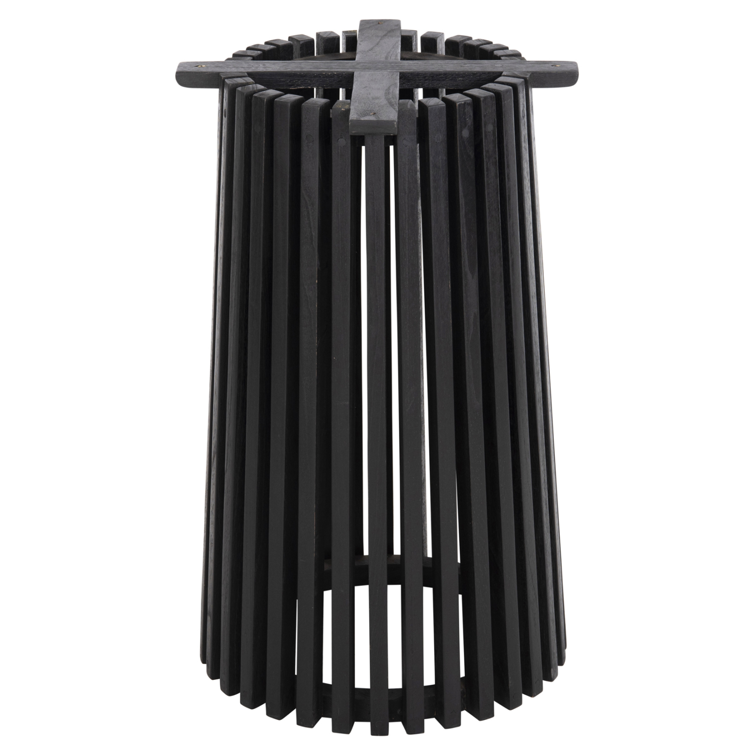 ΒΑΣΗ ΤΡΑΠΕΖΙΟΥ ΕΣΩΤ.ΧΩΡΟΥ ΣΤΡΟΓΓΥΛΗ FRANTZ MINDI ΞΥΛΟ ΣΕ ΜΑΥΡΟ ΧΡΩΜΑ Φ60x74Yεκ. 1