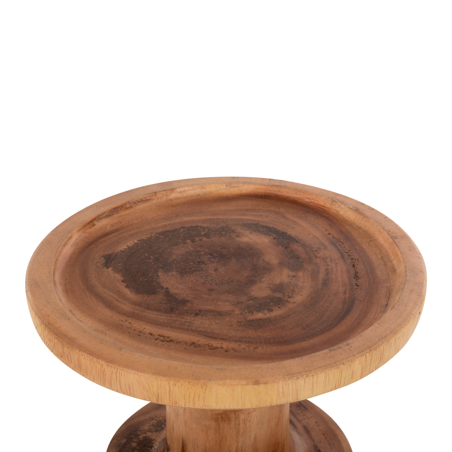 ΤΡΑΠΕΖΙ ΒΟΗΘΗΤΙΚΟ BERMAL ΜΑΣΙΦ ΞΥΛΟ SUAR ΣΕ ΦΥΣΙΚΟ Φ30x46Υεκ. 4