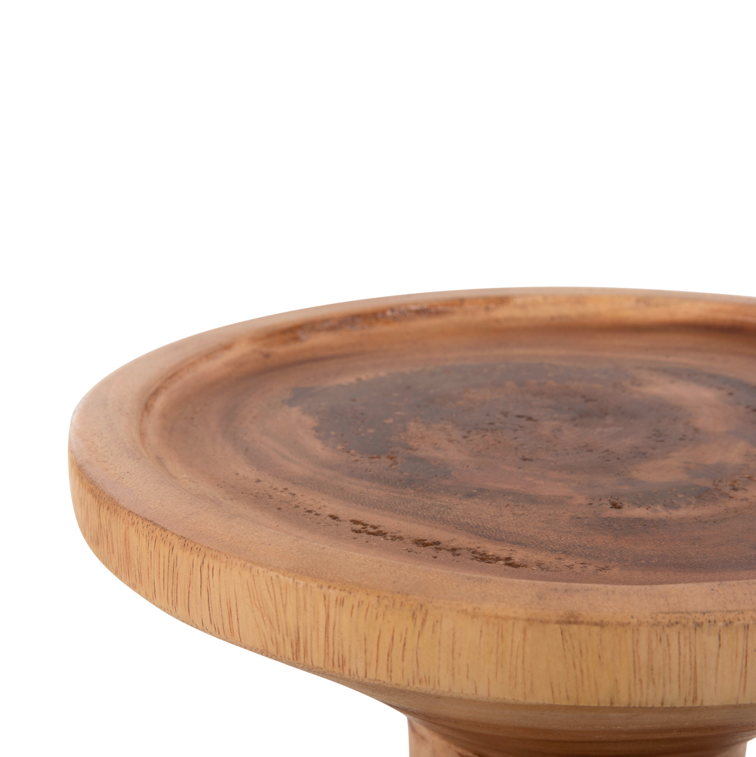 ΤΡΑΠΕΖΙ ΒΟΗΘΗΤΙΚΟ BERMAL ΜΑΣΙΦ ΞΥΛΟ SUAR ΣΕ ΦΥΣΙΚΟ Φ30x46Υεκ. 5