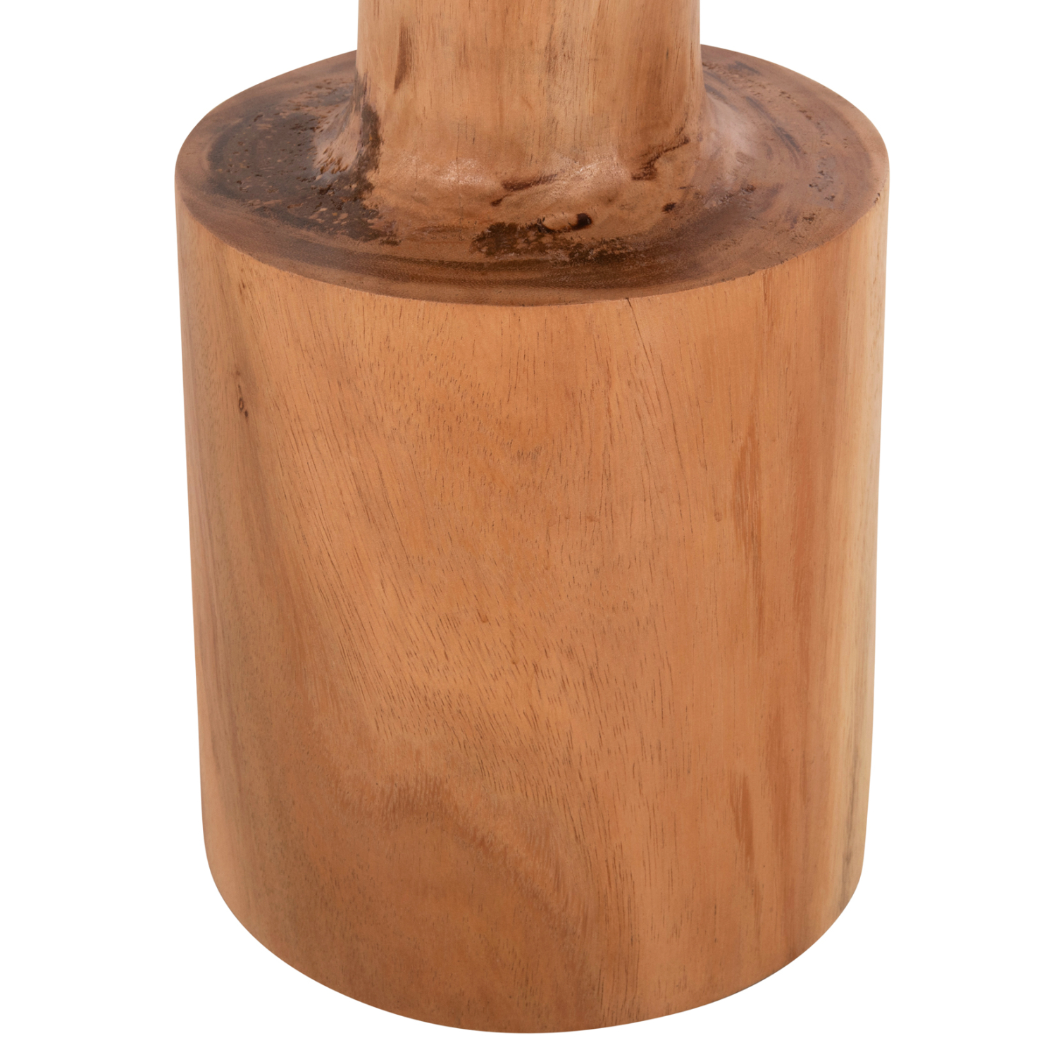 ΤΡΑΠΕΖΙ ΒΟΗΘΗΤΙΚΟ BERMAL ΜΑΣΙΦ ΞΥΛΟ SUAR ΣΕ ΦΥΣΙΚΟ Φ30x46Υεκ. 6