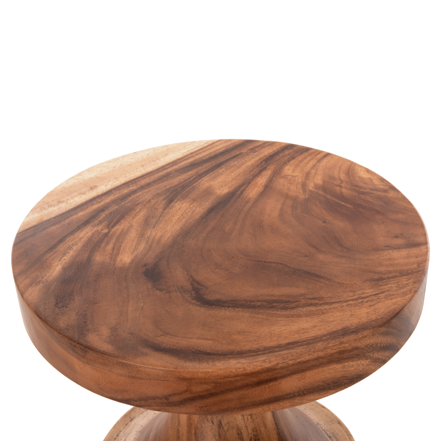 ΤΡΑΠΕΖΙ ΒΟΗΘΗΤΙΚΟ BERMAN ΜΑΣΙΦ ΞΥΛΟ SUAR ΣΕ ΦΥΣΙΚΟ Φ35x51Υεκ. 4