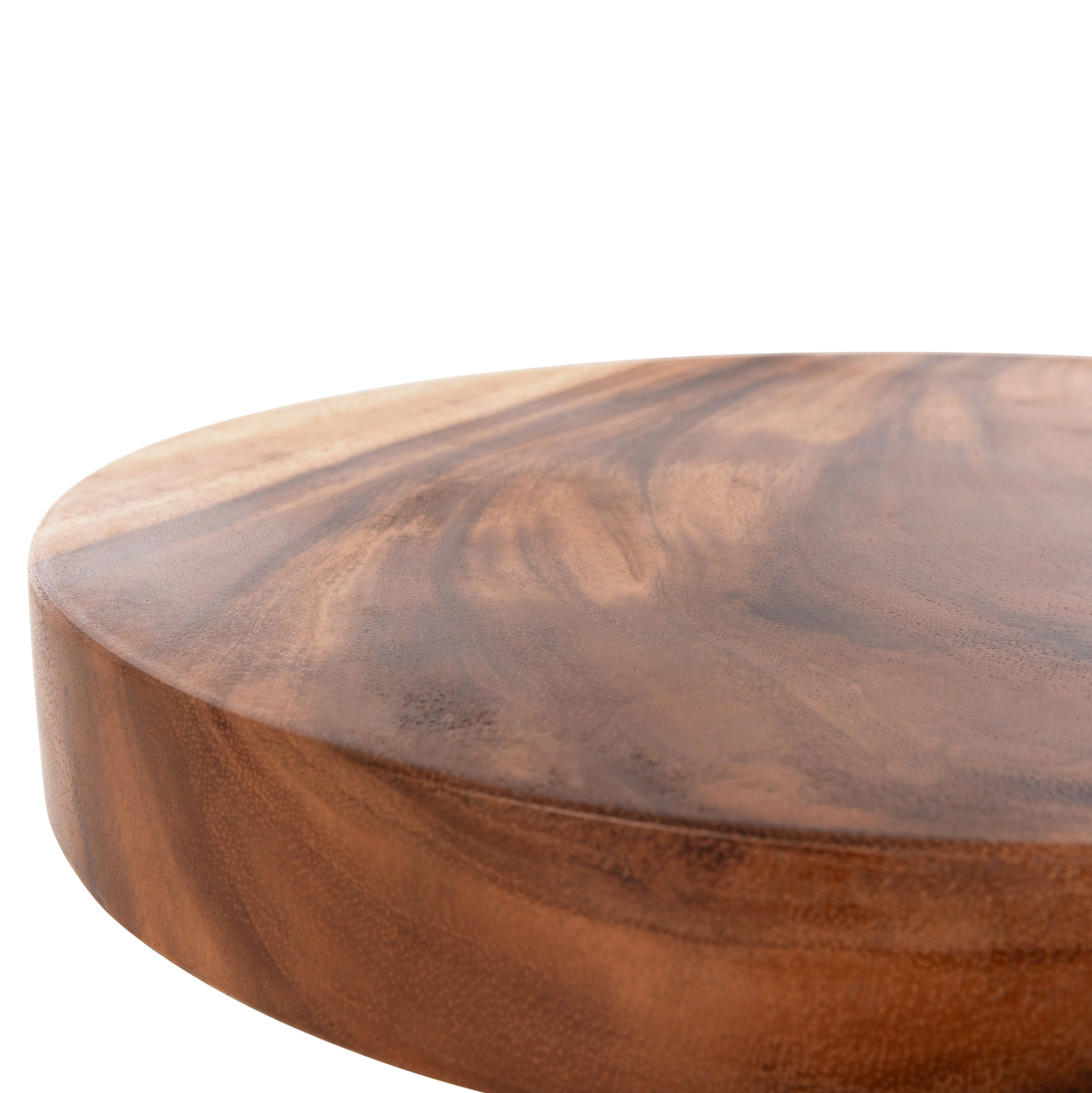 ΤΡΑΠΕΖΙ ΒΟΗΘΗΤΙΚΟ BERMAN ΜΑΣΙΦ ΞΥΛΟ SUAR ΣΕ ΦΥΣΙΚΟ Φ35x51Υεκ. 5