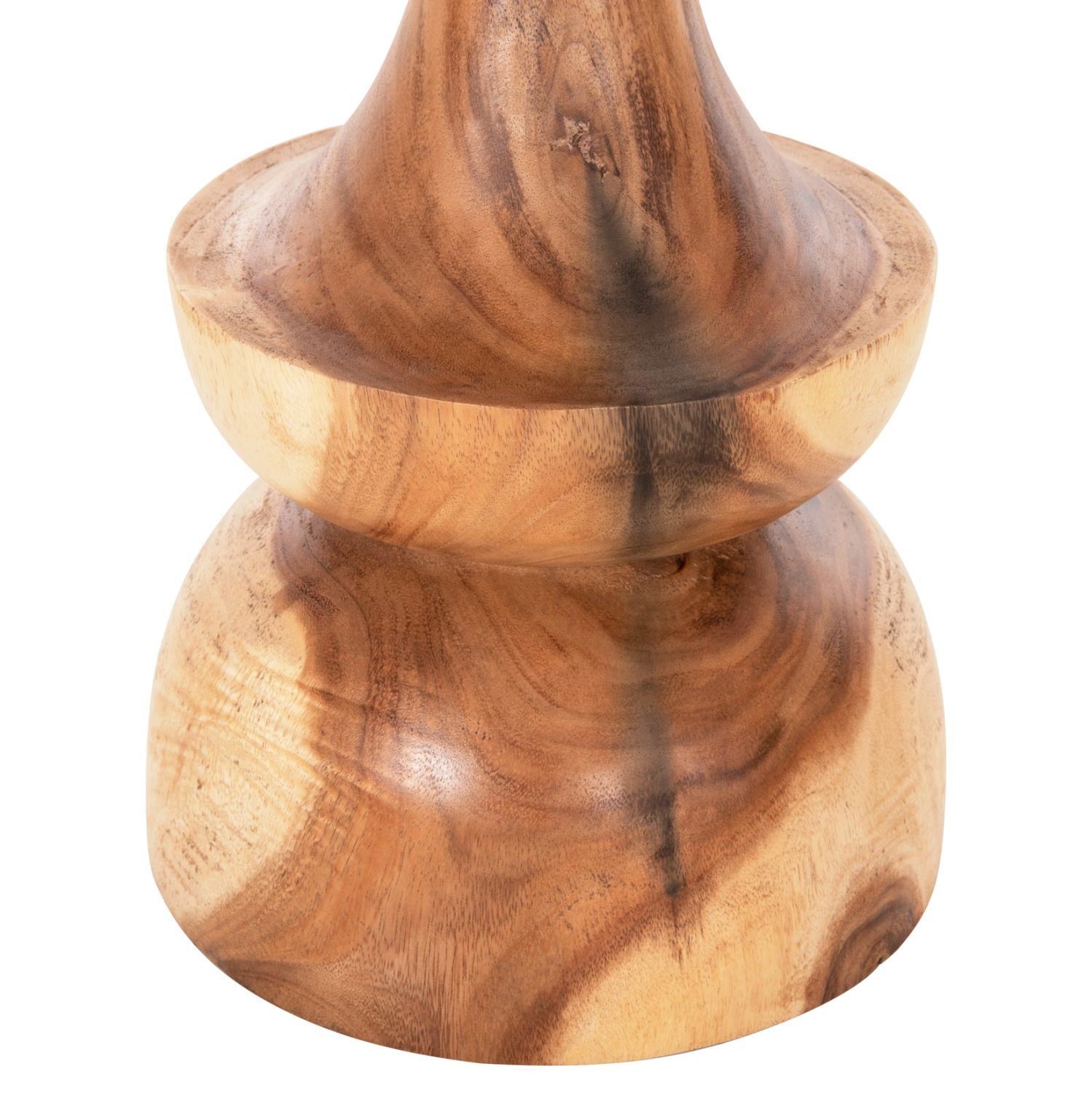 ΤΡΑΠΕΖΙ ΒΟΗΘΗΤΙΚΟ BERMAN ΜΑΣΙΦ ΞΥΛΟ SUAR ΣΕ ΦΥΣΙΚΟ Φ35x51Υεκ. 6