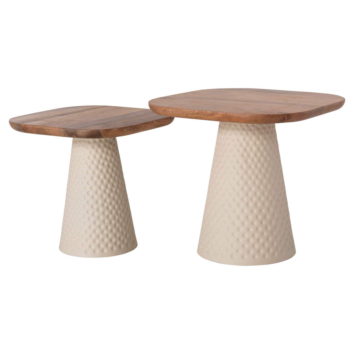 ΤΡΑΠΕΖΙA ΣΑΛΟΝΙΟΥ 2ΤΜΧ GOLFER ΜΕΤΑΛ.ΒΑΣΗ ΕΚΡΟΥ-ΤΕΤΡΑΓΩΝΟ TOP MANGO 4