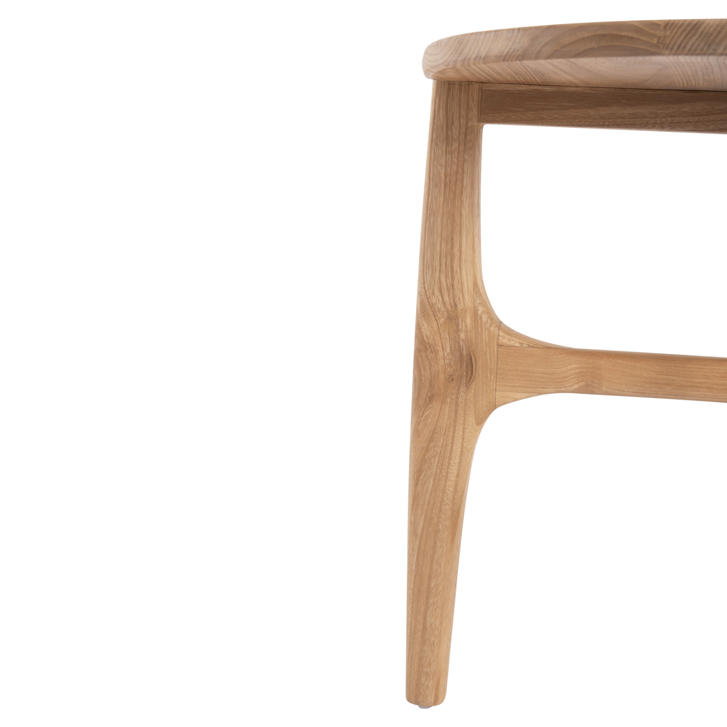 ΒΟΗΘΗΤΙΚΟ ΤΡΑΠΕΖΑΚΙ ΣΤΡΟΓΓΥΛΟ KATAL HM9932 ΞΥΛΟ SUNGKAI ΦΥΣΙΚΟ Φ59,5x50,5Υεκ. 8