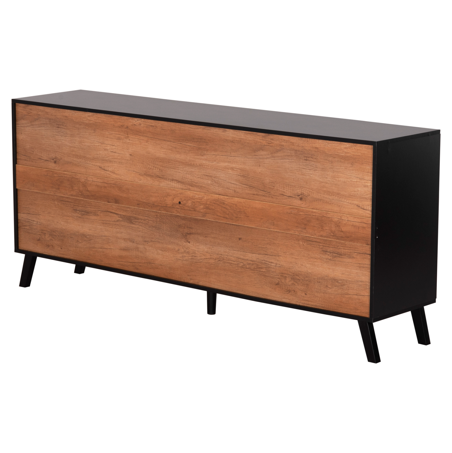 ΜΠΟΥΦΕΣ ΜΕΛΑΜΙΝΗΣ KRUDEN ΜΑΥΡΟ-ΦΥΣΙΚΟ 180x40x78.6Υεκ. 5