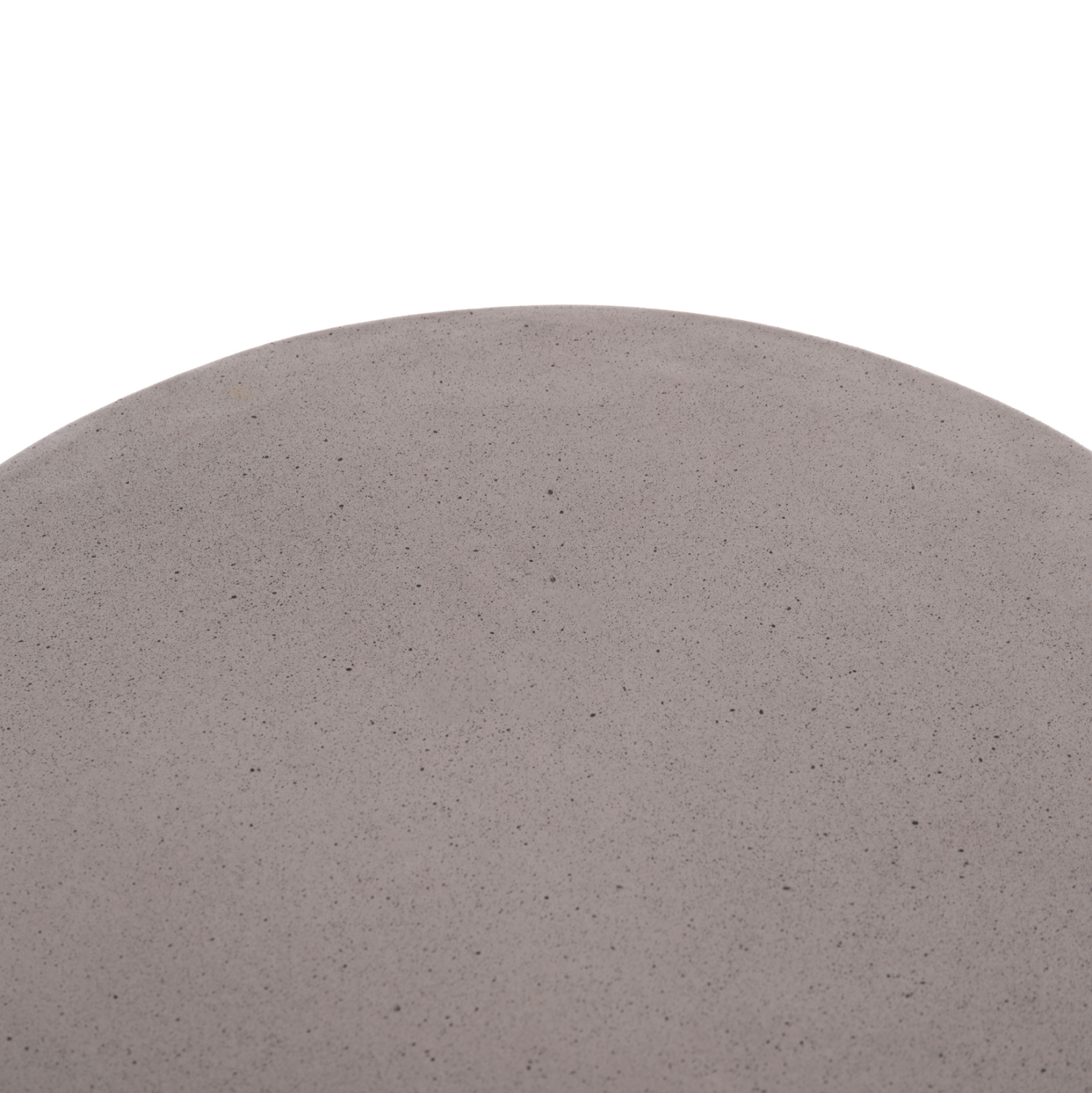 ΒΟΗΘΗΤΙΚΟ ΤΡΑΠΕΖΙ ΣΤΡΟΓΓΥΛΟ DELIA FIBER CEMENT ΓΚΡΙ & RATTAN Φ40x45Υεκ 5