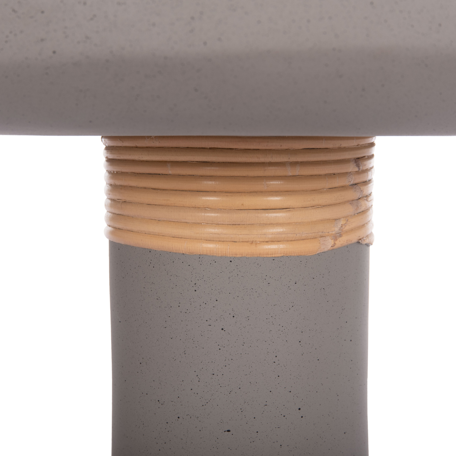 ΒΟΗΘΗΤΙΚΟ ΤΡΑΠΕΖΙ TRED(T) FIBER CEMENT ΓΚΡΙ-ΦΥΣΙΚΟ RATTAN--Φ40x61Υεκ. 5