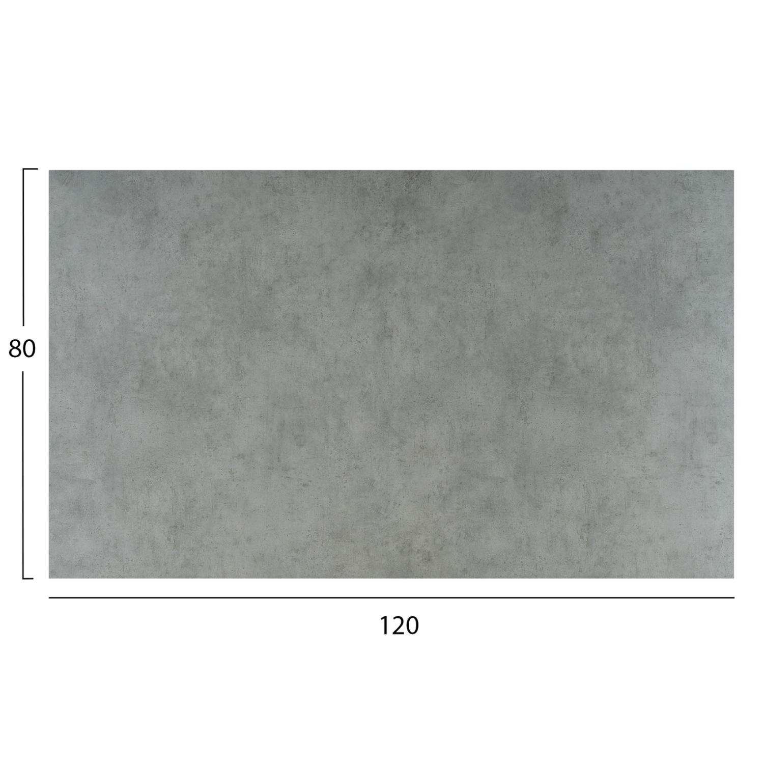 ΕΠΙΦΑΝΕΙΑ ΤΡΑΠΕΖΙΟΥ HPL ΟΡΘΟΓΩΝΙΑ CEMENT 120x80εκ. 2