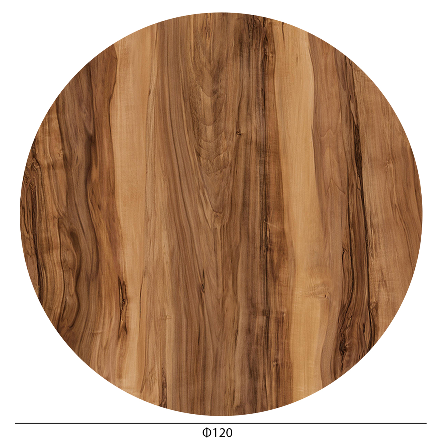 ΕΠΙΦΑΝΕΙΑ ΤΡΑΠΕΖΙΟΥ HPL ΣΤΡΟΓΓΥΛΗ INDIAN SHEΕSHAM Φ120εκ. 2