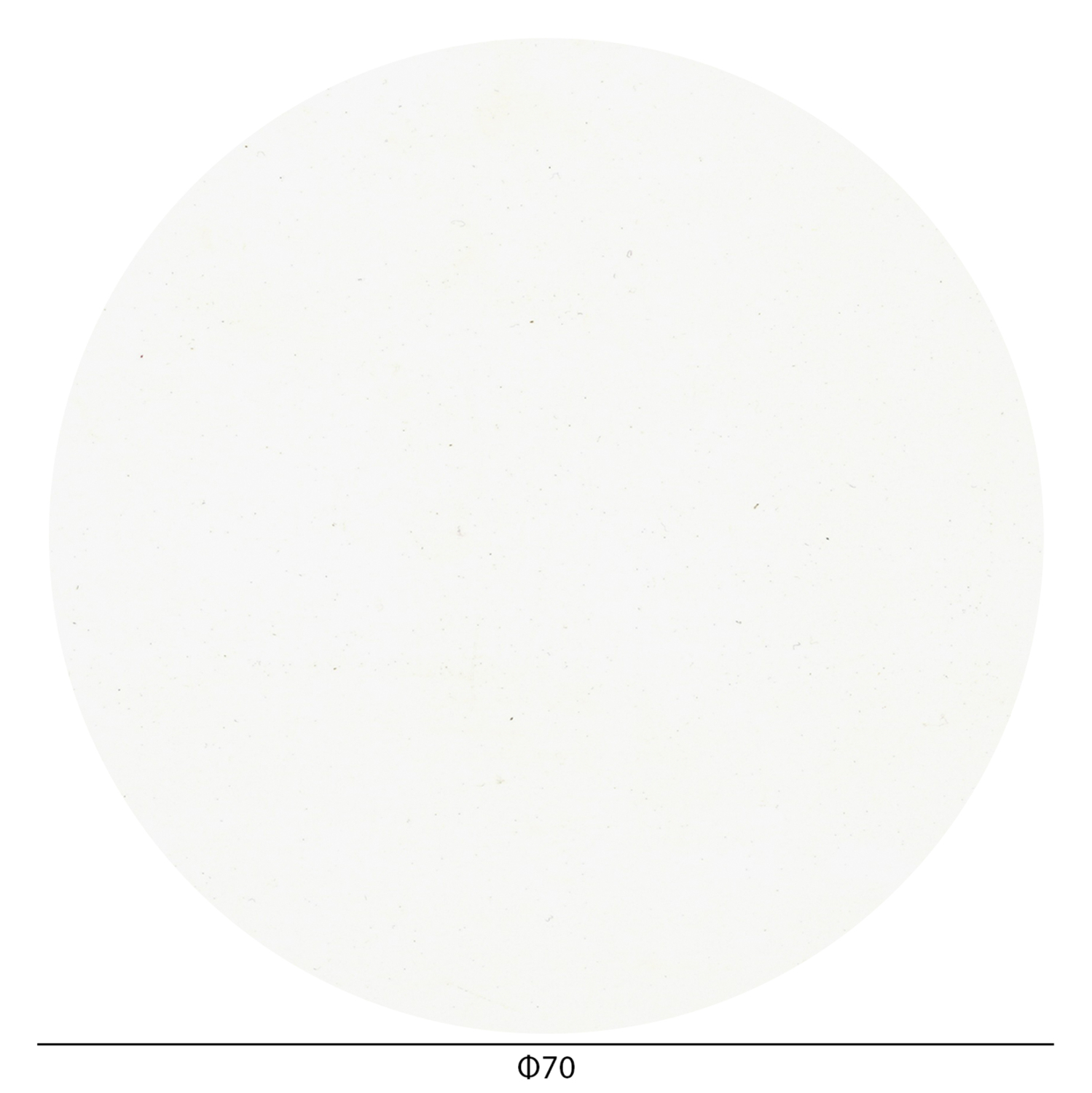 ΕΠΙΦΑΝΕΙΑ ΤΡΑΠΕΖΙΟΥ HPL ΣΤΡΟΓΓΥΛΗ ΛΕΥΚΗ Φ70εκ. 2