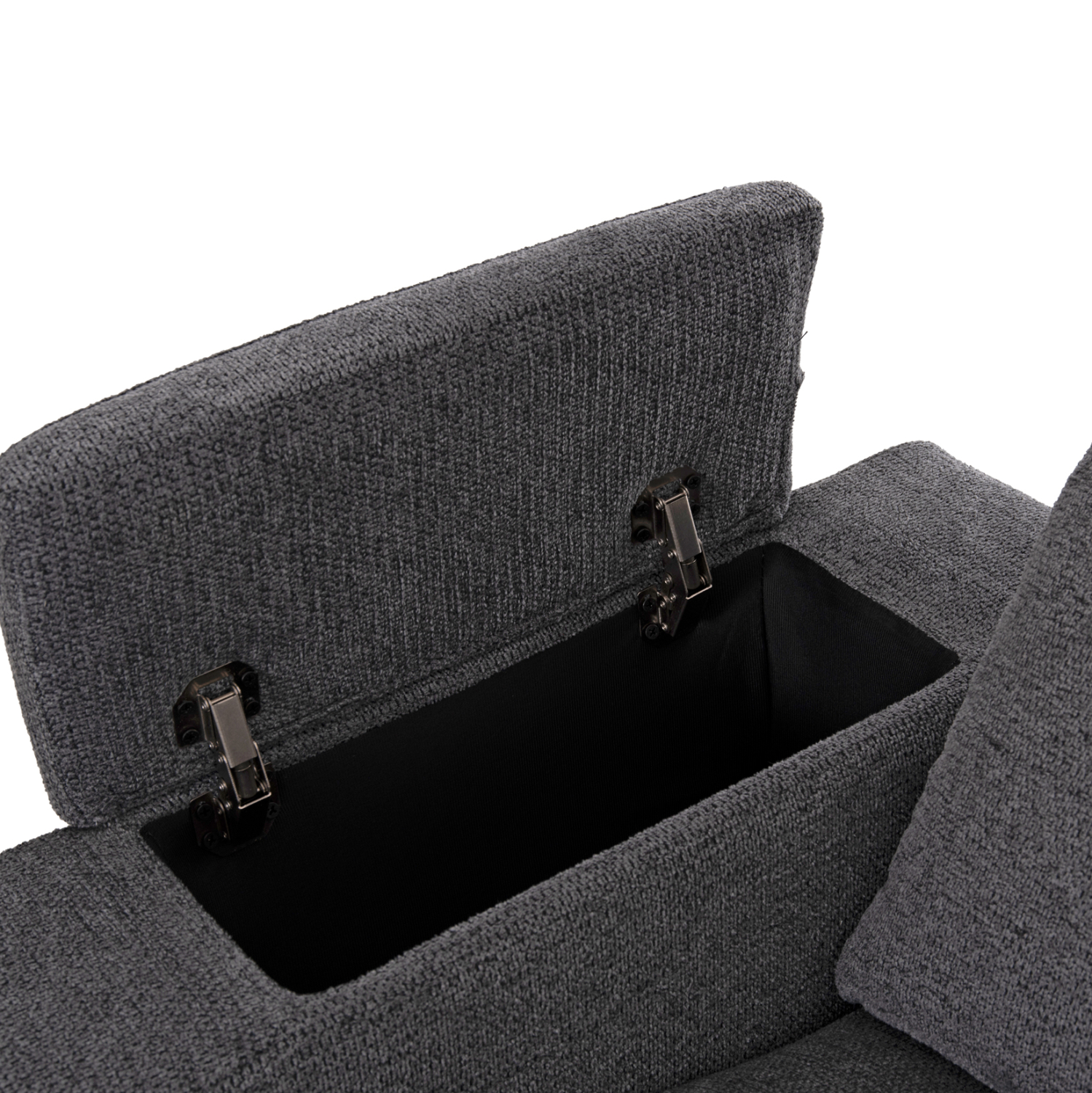 ΚΑΝΑΠΕΣ ΔΕΞΙΑ ΓΩΝΙΑ SYNTHIA ΑΝΑΚΛΙΣΗ & ΑΠΟΘ.ΧΩΡΟΣ--ΓΚΡΙ 246x159x97Υεκ 7