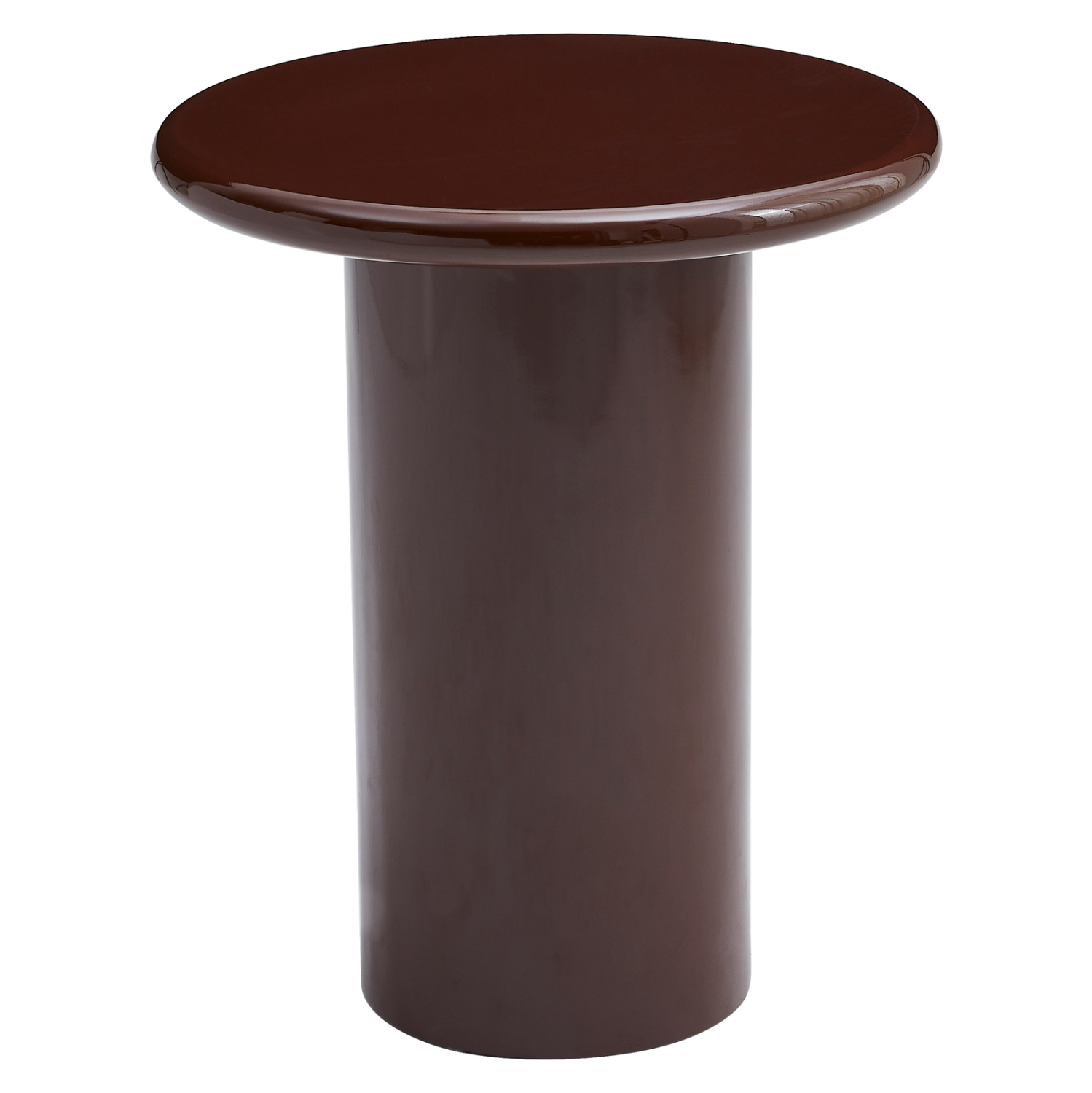 ΒΟΗΘΗΤΙΚΟ ΤΡΑΠΕΖΑΚΙ SOLNA MDF ΣΕ GLOSSY ΚΟΚΚΙΝΟ Φ50x59Υεκ 1
