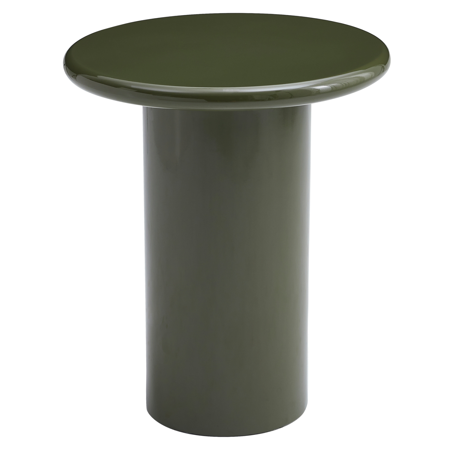 ΒΟΗΘΗΤΙΚΟ ΤΡΑΠΕΖΑΚΙ SOLNA MDF ΣΕ GLOSSY ΠΡΑΣΙΝΟ Φ50x59Υεκ 1