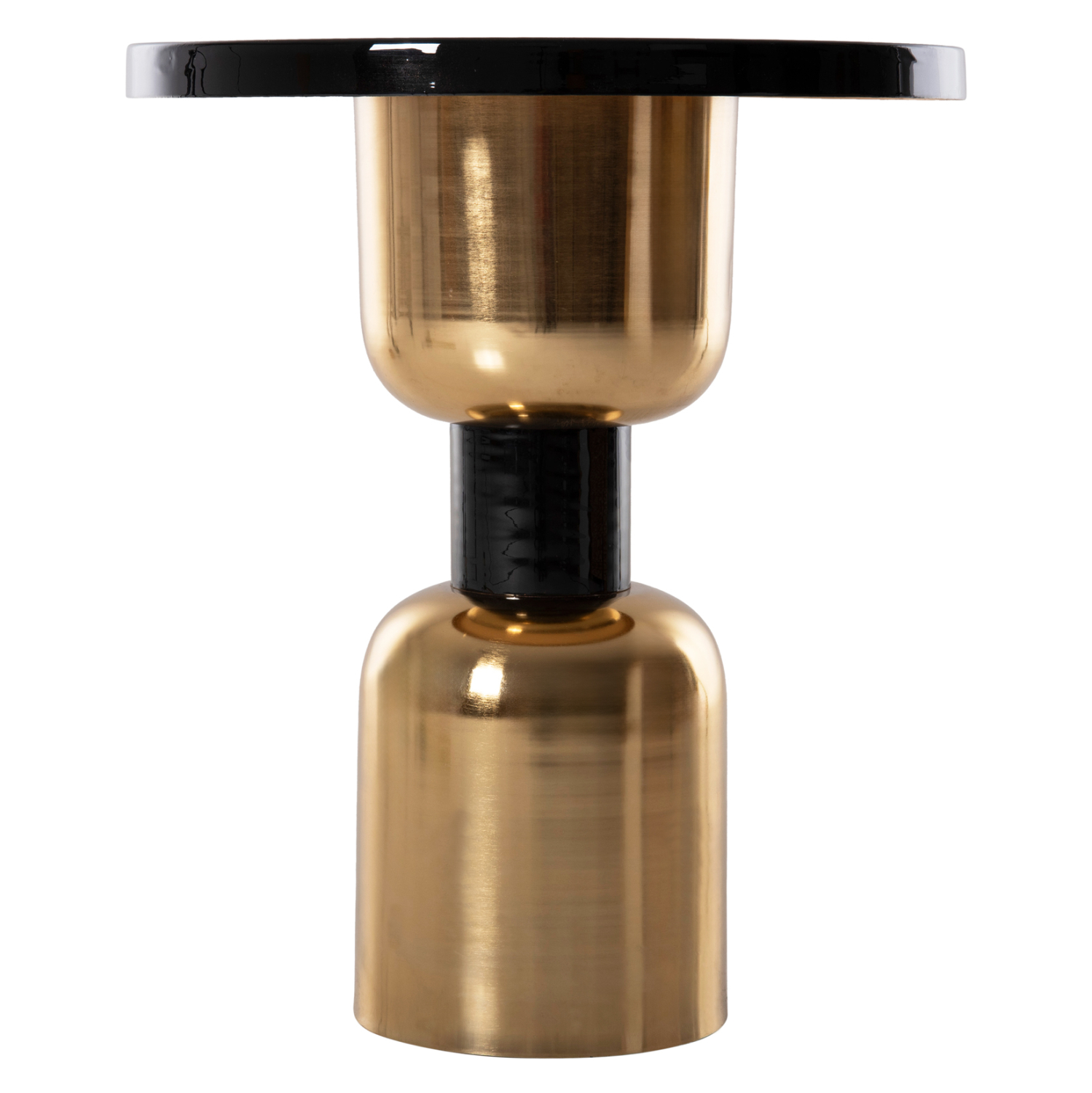 ΒΟΗΘΗΤΙΚΟ ΤΡΑΠΕΖΑΚΙ SURAT ΜΕΤΑΛΛΟ ΣΕ ΜΑΥΡΟ-ΧΡΥΣΟ Φ50,5x59,5Υ εκ. 3