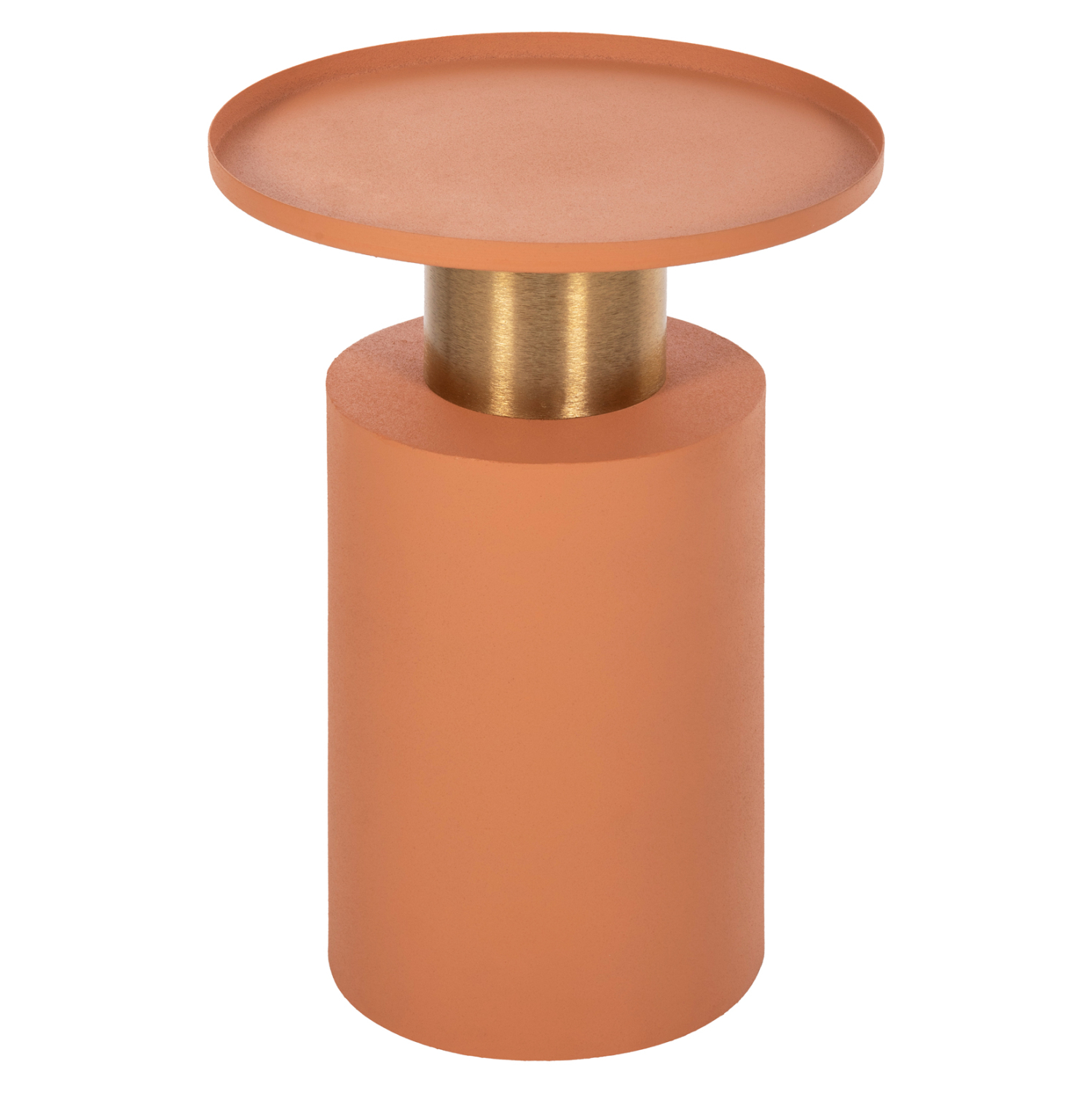 ΒΟΗΘΗΤΙΚΟ ΤΡΑΠΕΖΑΚΙ PUNJAB ΜΕΤΑΛΛΟ ΣΕ ΠΟΡΤΟΚΑΛΙ-ΧΡΥΣΟΧΑΛΚΙΝΟ Φ30,5x42Υεκ. 3