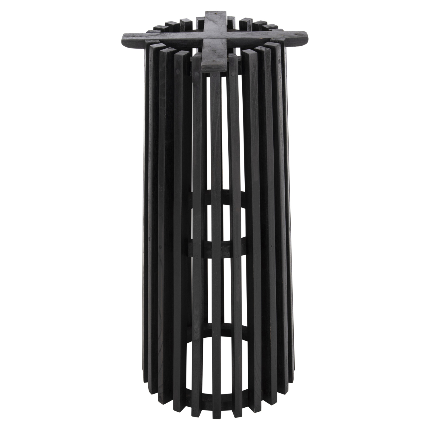 ΒΑΣΗ BAR STAND ΕΣΩΤ.ΧΩΡΟΥ ΜΕΣ.ΥΨΟΥΣ ΣΤΡΟΓΓΥΛΗ FRANTZ MINDI ΞΥΛΟ ΣΕ ΜΑΥΡΟ Φ40x90Υεκ. 1