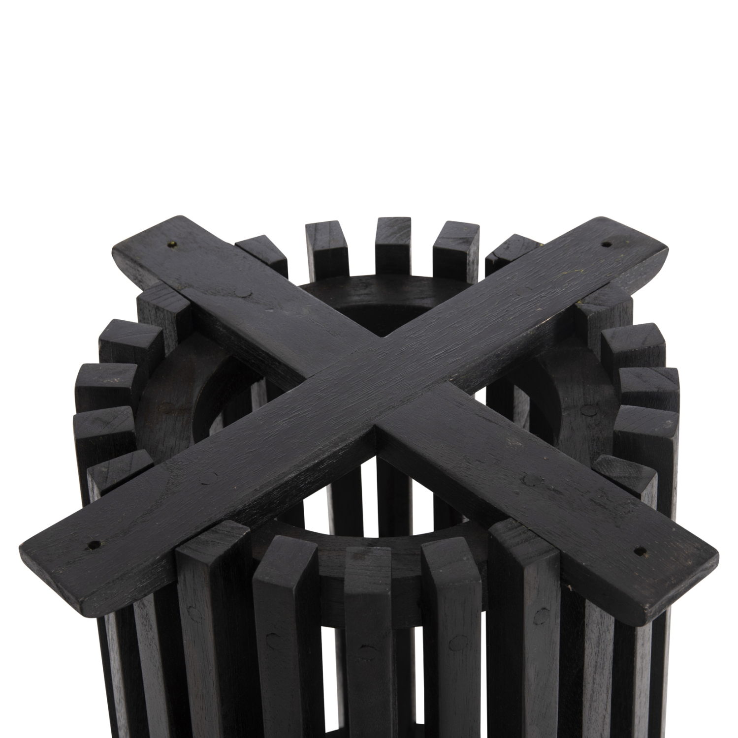 ΒΑΣΗ BAR STAND ΕΣΩΤ.ΧΩΡΟΥ ΜΕΣ.ΥΨΟΥΣ ΣΤΡΟΓΓΥΛΗ FRANTZ MINDI ΞΥΛΟ ΣΕ ΜΑΥΡΟ Φ40x90Υεκ. 4