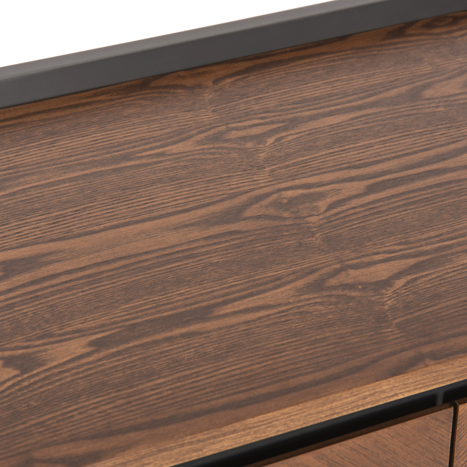 ΜΠΟΥΦΕΣ BEEN MDF ΣΕ ΣΚΟΥΡΟ ΓΚΡΙ & ΚΑΡΥΔΙ ΚΑΠΛΑΜΑ 170x43x83Υεκ. 6