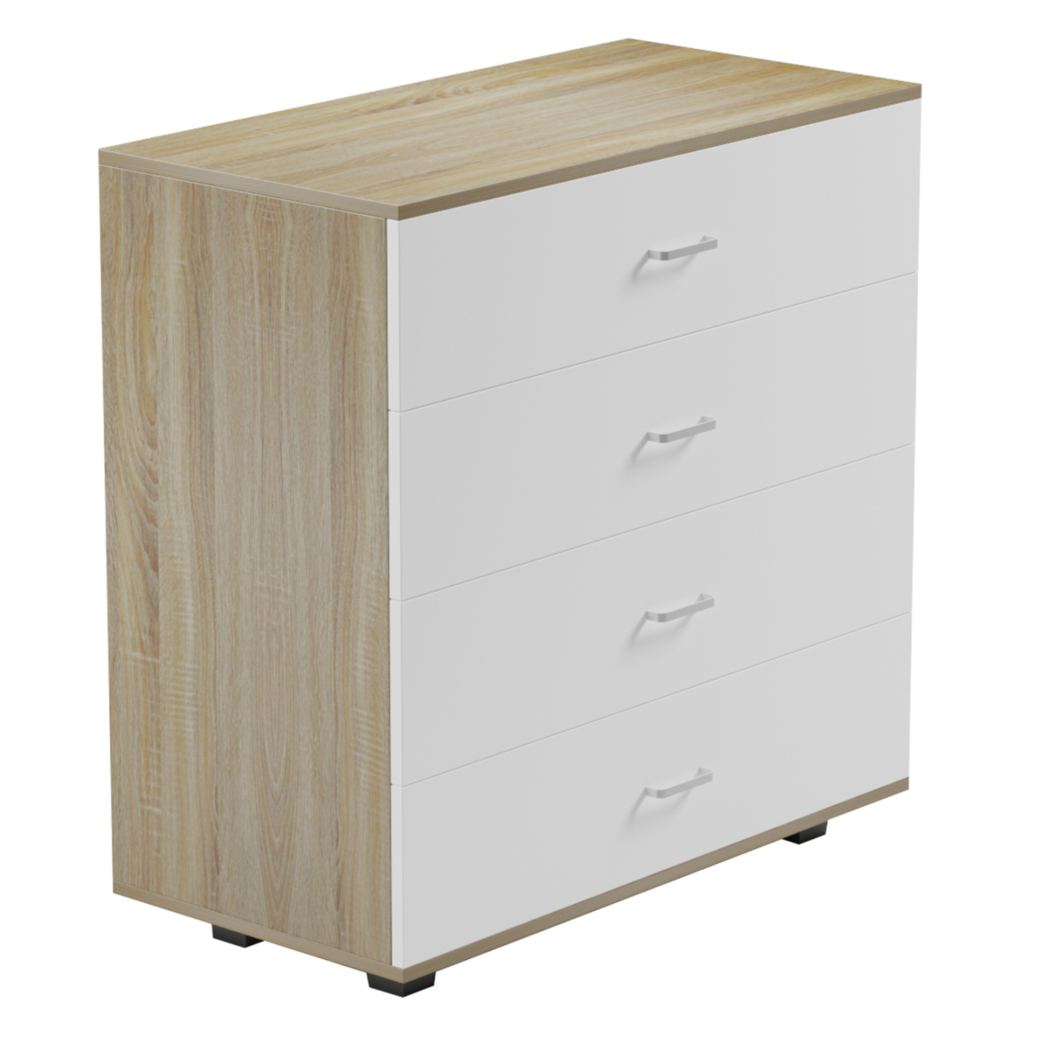 ΣΥΡΤΑΡΙΕΡΑ ΜΕΛΑΜΙΝΗΣ THORG ME 4 ΣΥΡΤΑΡΙΑ SONAMA-ΛΕΥΚΟ 80x40x83Yεκ. 4