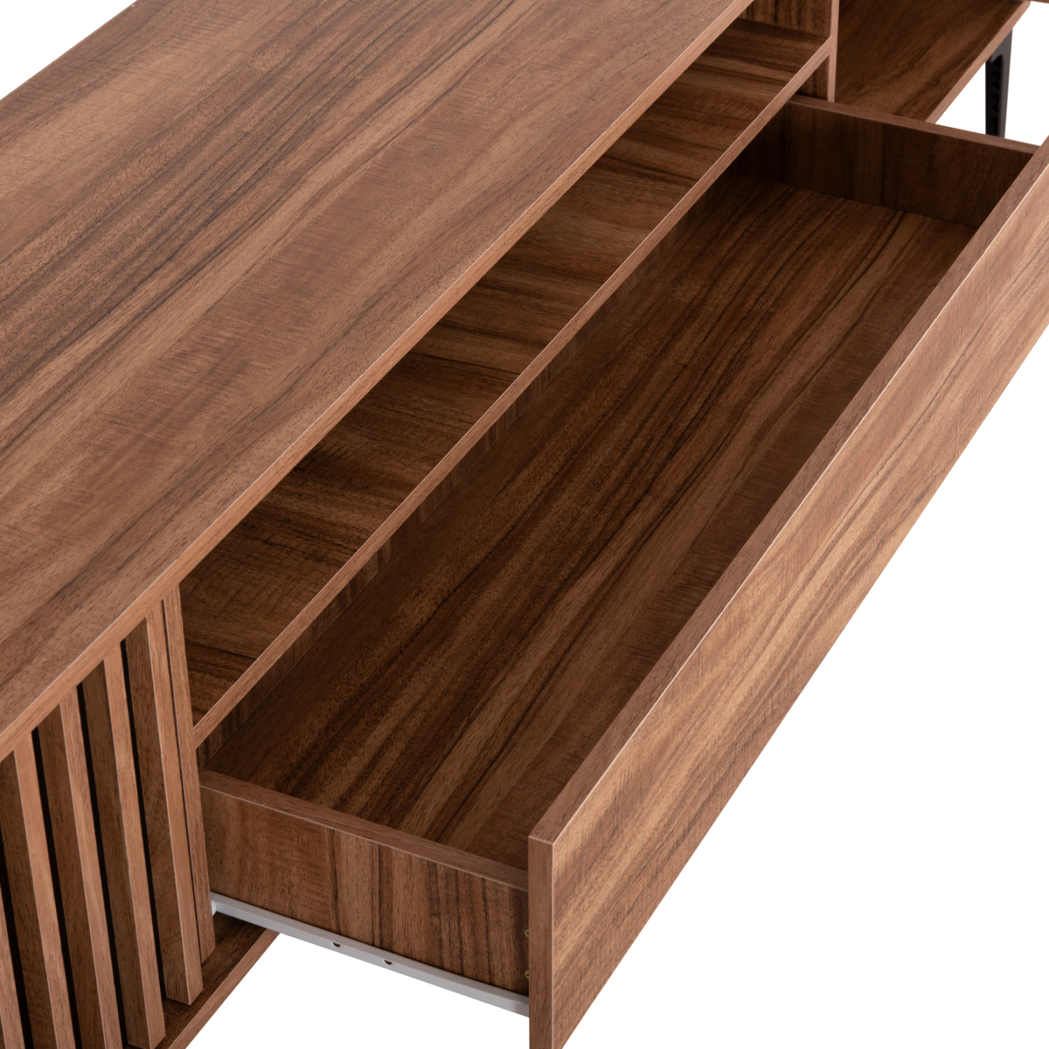 ΕΠΙΠΛΟ ΤΗΛΕΟΡΑΣΗΣ ΣΕΙΡΑ HARRY ΜΕΛΑΜΙΝΗ ΦΥΣΙΚΟ ΞΥΛΟΥ-ΜΑΥΡΟ 200x40x47,5Υεκ. 6