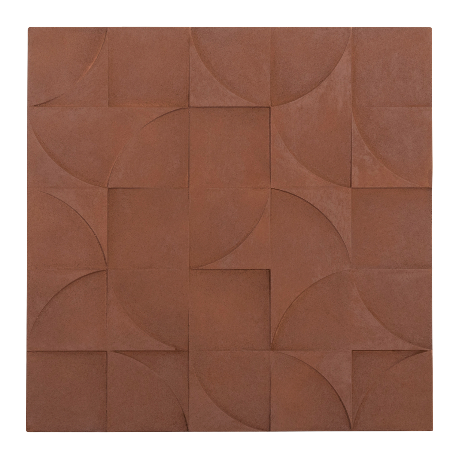 ΠΙΝΑΚΑΣ ΤΕΤΡΑΓΩΝΟΣ ΣΕΙΡΑ SANTORINI MDF ΣΕ ΚΑΦΕ ΧΡΩΜΑ 80x5(πάχος)x80Υεκ. 1