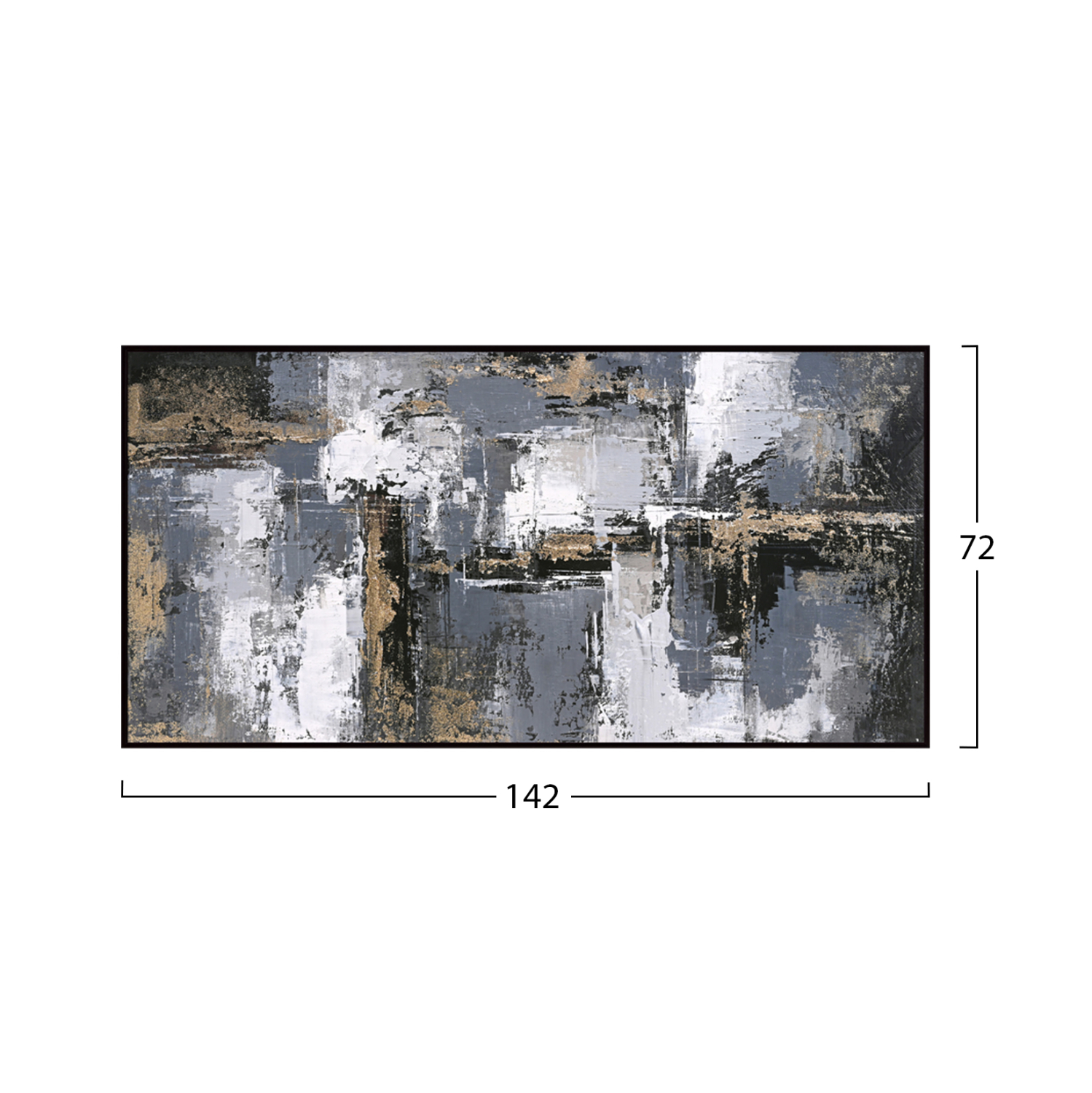 ΠΙΝΑΚΑΣ ΤΟΙΧΟΥ SEDIMENT ΜΕ ΚΟΡΝΙΖΑ ΜΑΥΡΗ-ΚΑΜΒΑΣ 142x4.5x72Υεκ 2