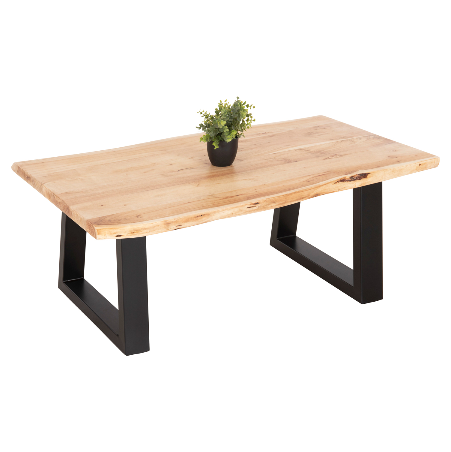 ΤΡΑΠΕΖΙ ΣΑΛΟΝΙΟΥ MONTANA ΠΑΧΟΣ 4εκ. ΞΥΛΟ ΑΚΑΚΙΑΣ ΑΝΟΙΧΤΟ ΦΥΣΙΚΟ 115x65x45Yεκ 1