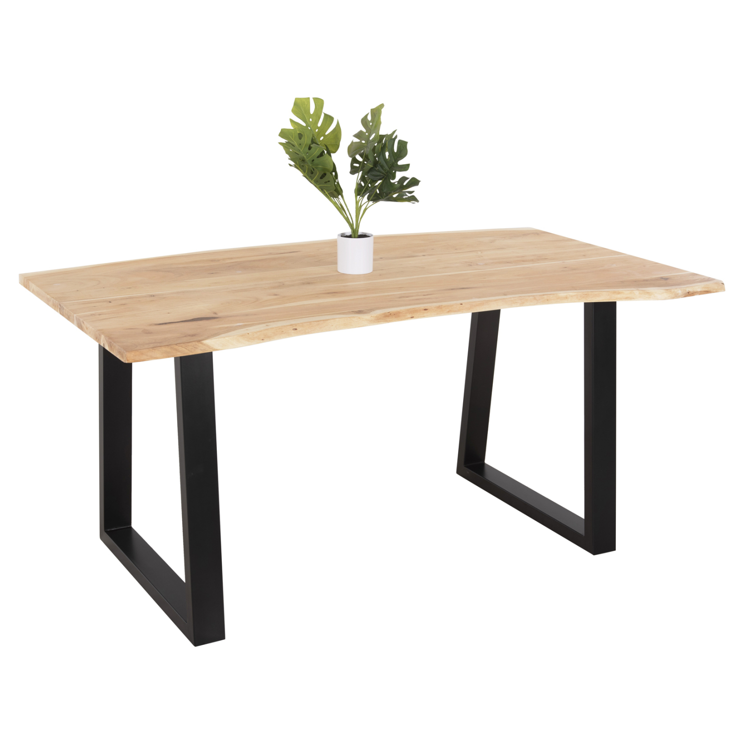 ΤΡΑΠΕΖΙ ΤΡΑΠΕΖΑΡΙΑΣ SOFIA SLIM ΜΑΣΙΦ ΞΥΛΟ ΑΚΑΚΙΑΣ 160x92x78Υεκ. 1