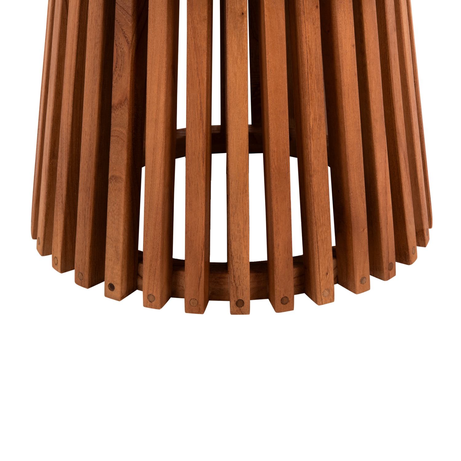 ΤΡΑΠΕΖΙ ΣΑΛΟΝΙΟΥ ΣΤΡΟΓΓΥΛΟ FRANTZ HM9387.11 ΜΑΣΙΦ MINDI ΞΥΛΟ-ΦΥΣΙΚΟ Φ80X45Υεκ. 3