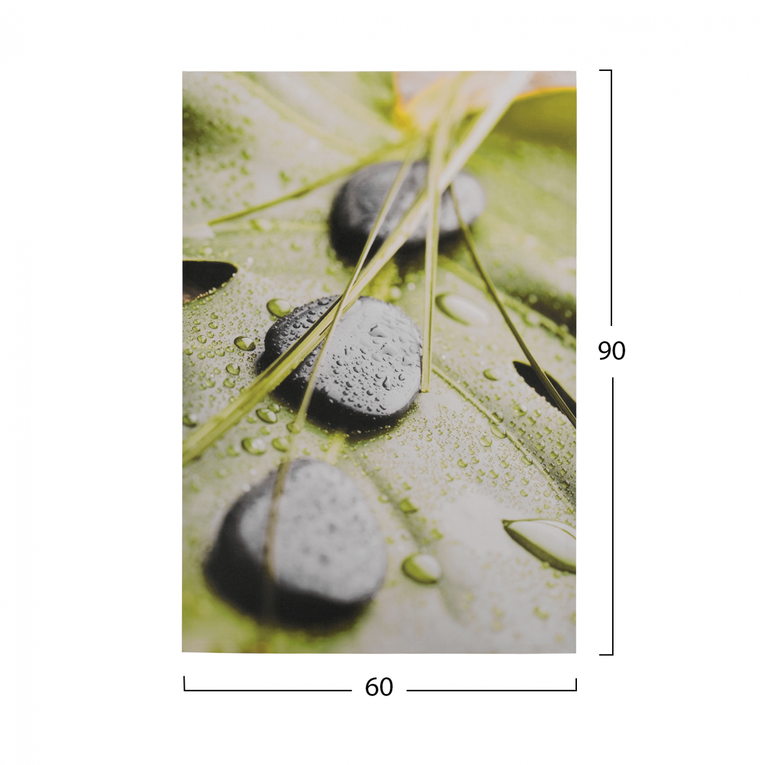 ΠΙΝΑΚΑΣ ΚΑΜΒΑΣ STONES 60X90X2.5 εκ. 2