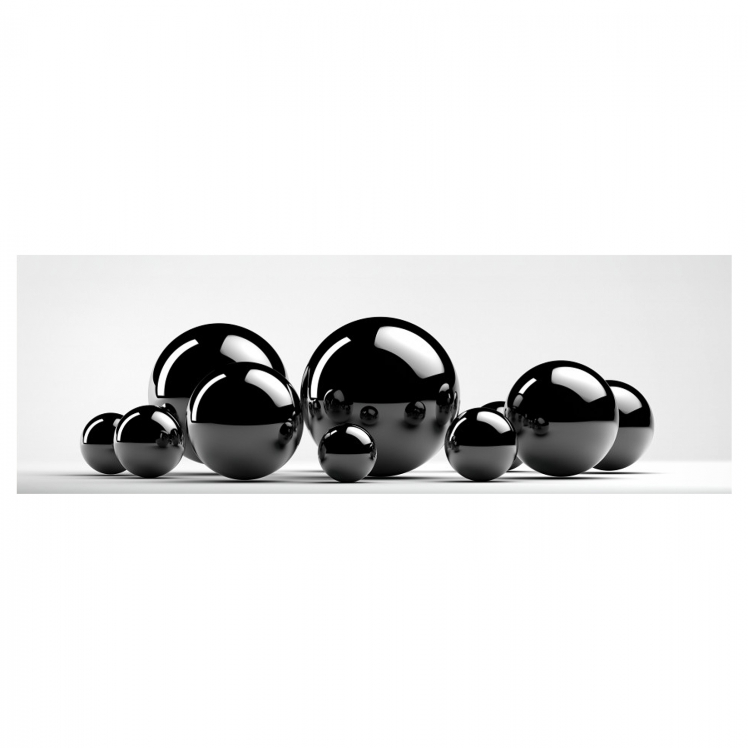ΠΙΝΑΚΑΣ ΚΑΜΒΑΣ BLACK AND WHITE 80x3x30 εκ. 1