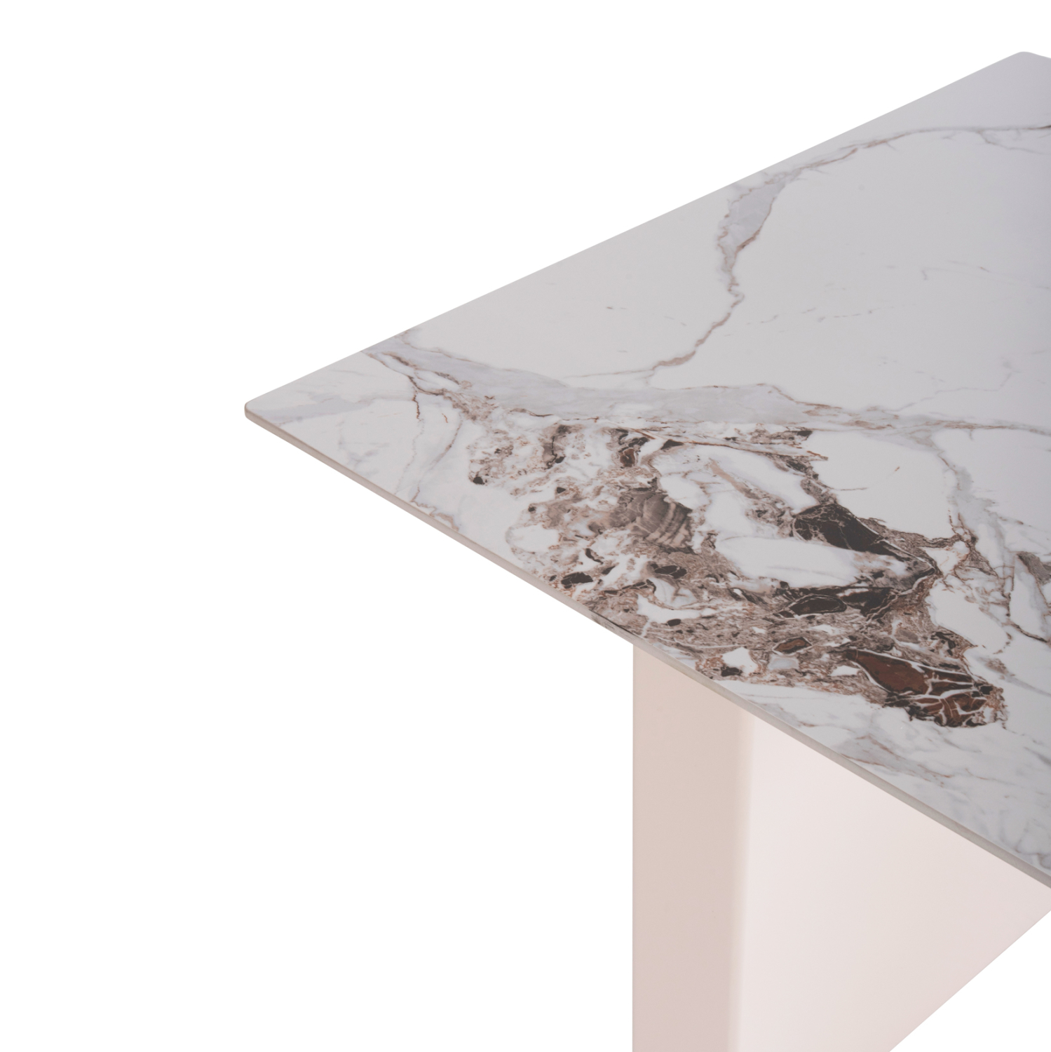 ΤΡΑΠΕΖΙ ΤΡΑΠΕΖΑΡΙΑΣ CERAMUS 12mmΚΕΡΑΜΙΚΟ TOP ΛΕΥΚΟ ΜΑΡΜΑΡΟ-MDF ΛΕΥΚΟ 180x90x76Υεκ. 9