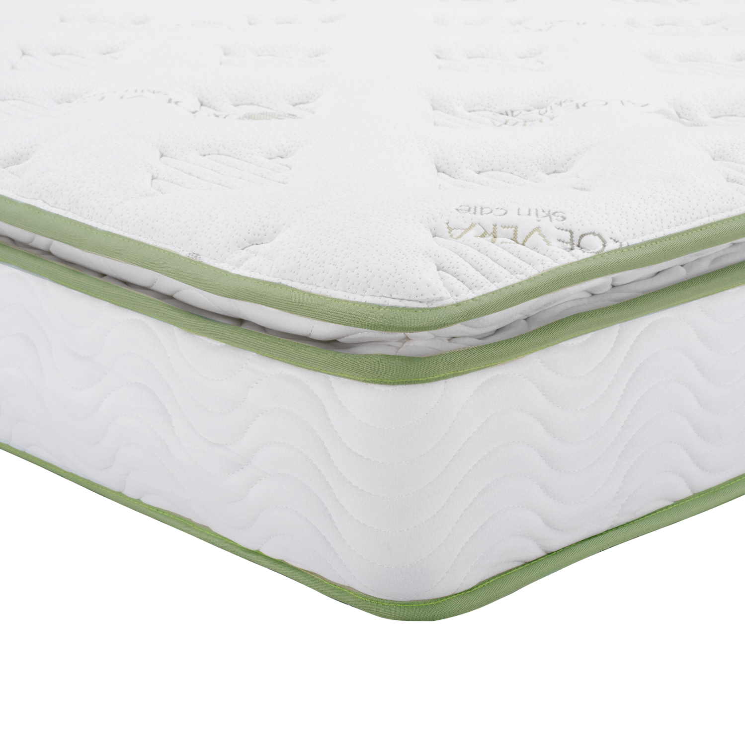 ΣΤΡΩΜΑ CONTINUOUS SPRING ΑΝΩΣΤΡΩΜΑ ALOE VERA 150X200 ΜΟΝΗΣ ΟΨΗΣ 1