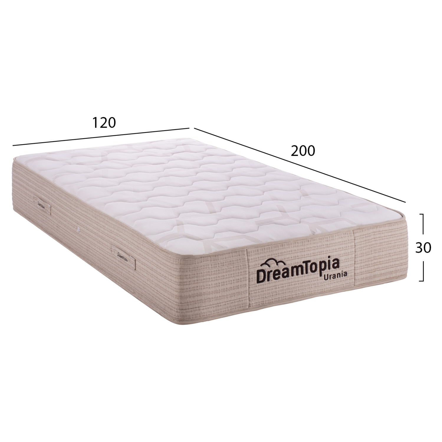 ΣΤΡΩΜΑ DREAMTOPIA URANIA POCKET SPRING 120X200x30Y εκ. 2